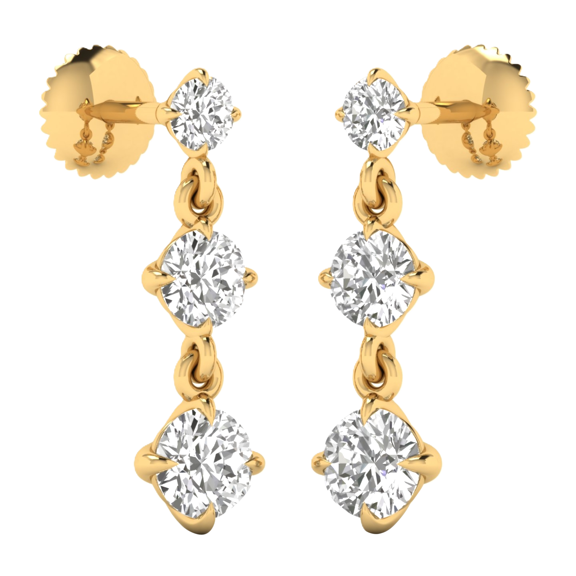Amelie Brilliant Earrings - 1.9ct