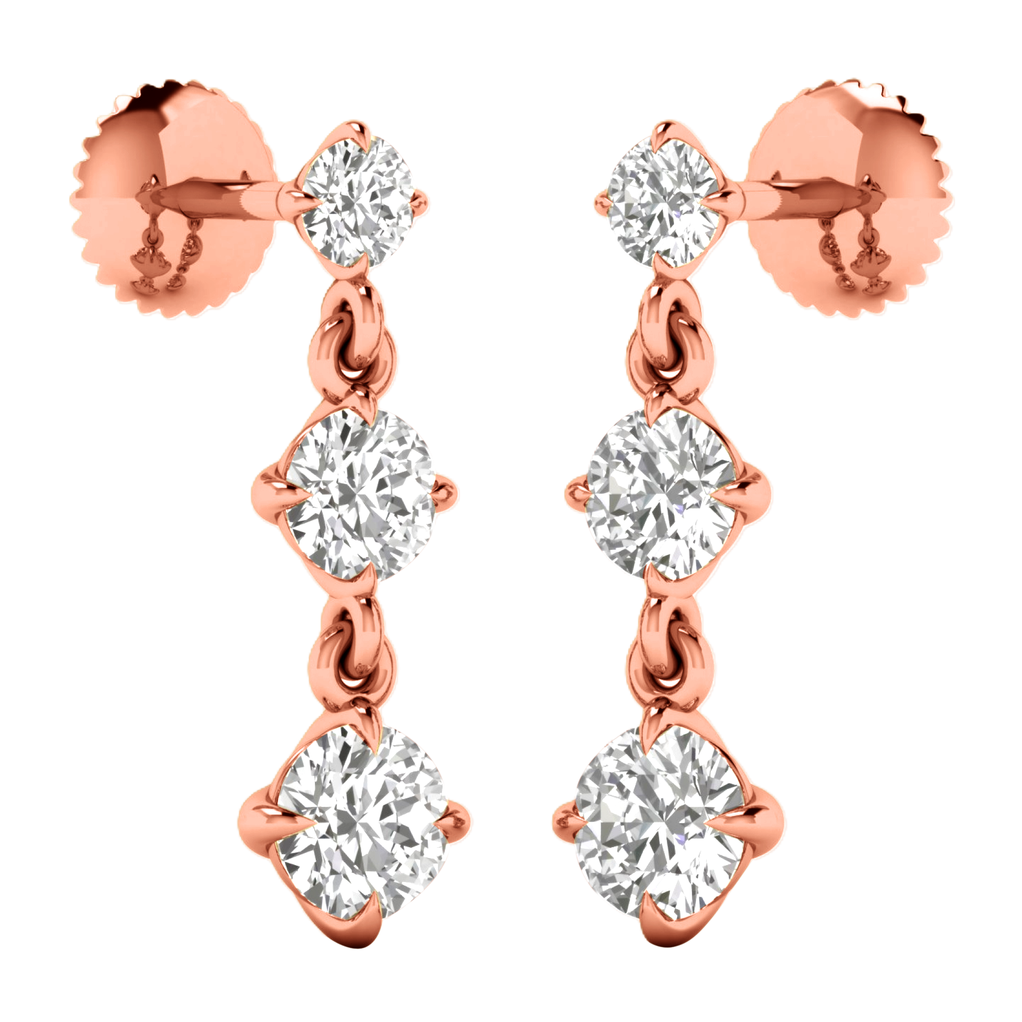 Amelie Brilliant Earrings - 1.9ct