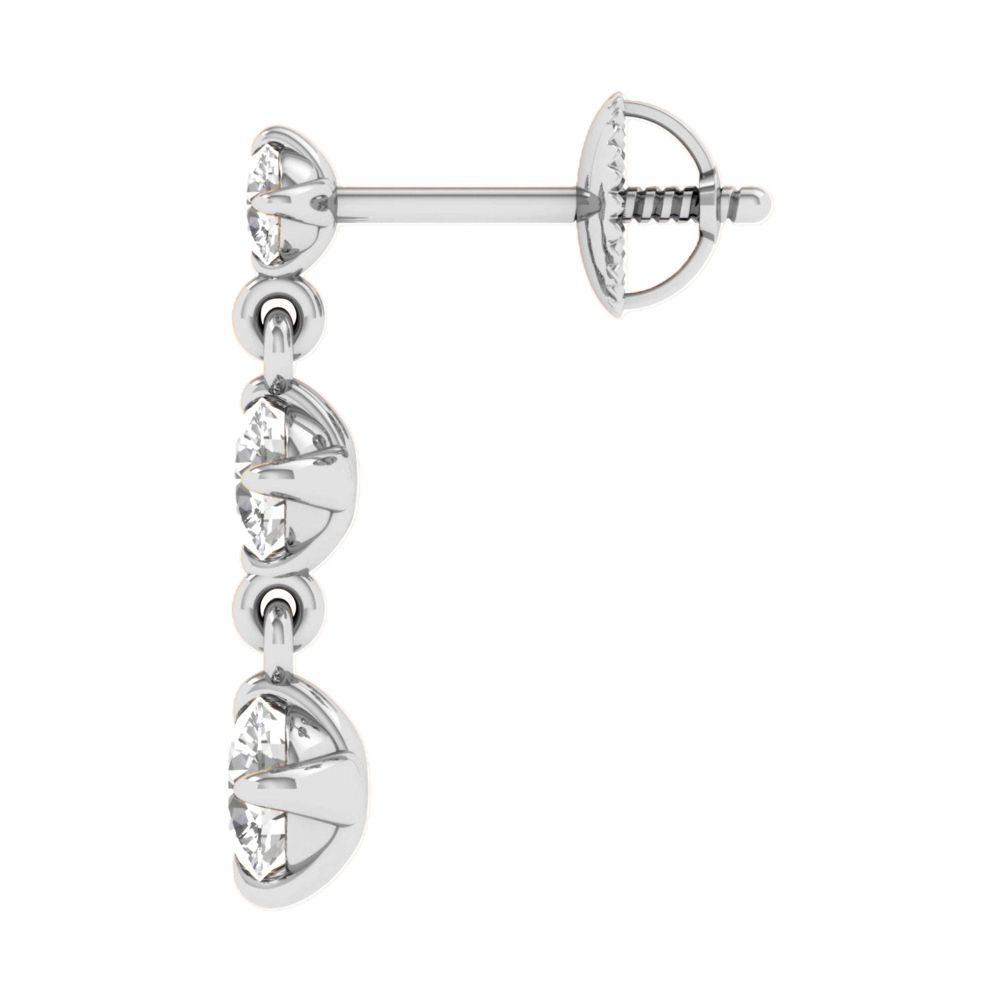 Amelie Brilliant Earrings - 1.9ct