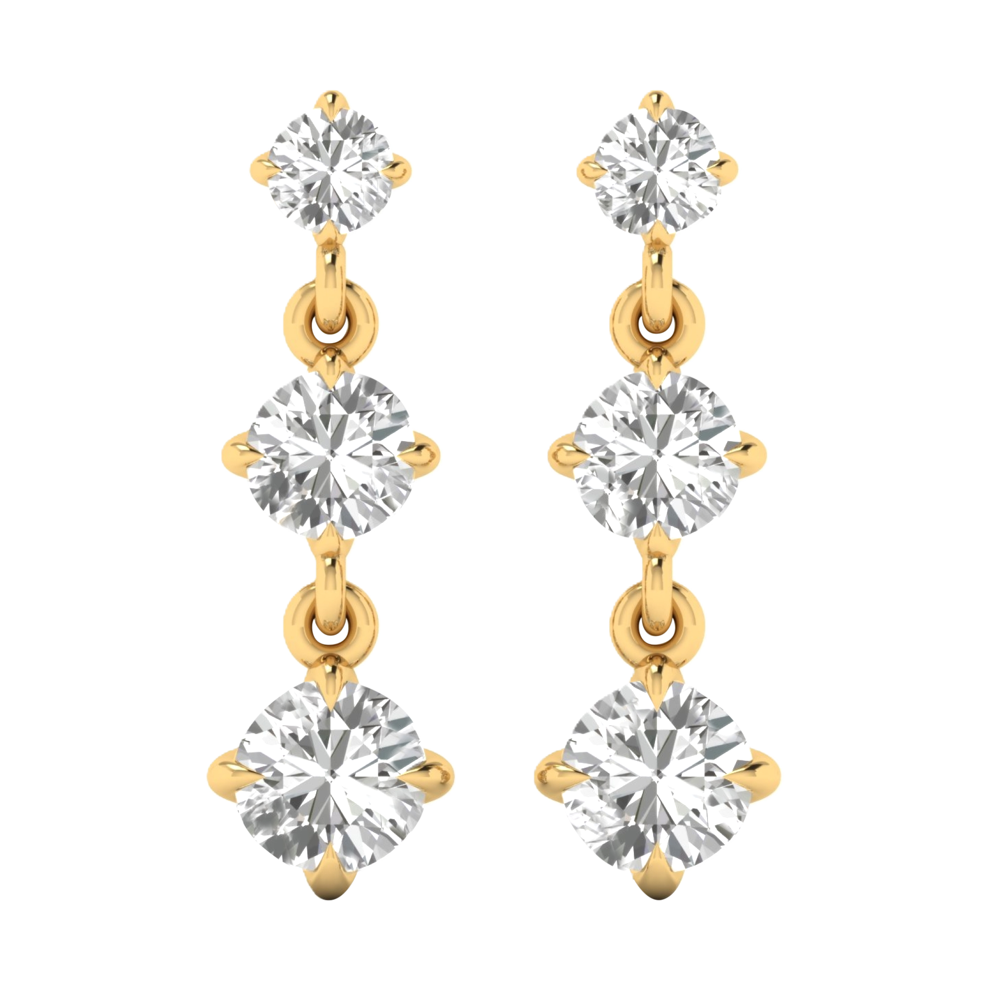 Amelie Ohrringe Brillant - 1.9ct
