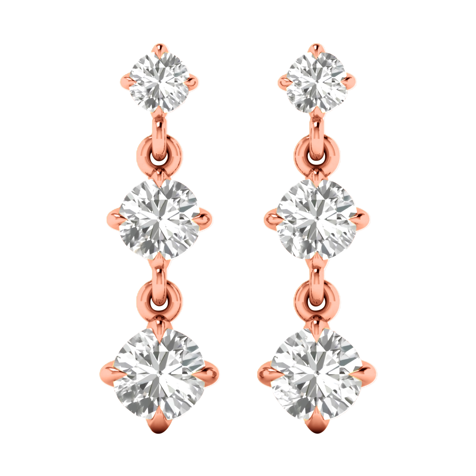 Amelie Brilliant Earrings - 1.9ct
