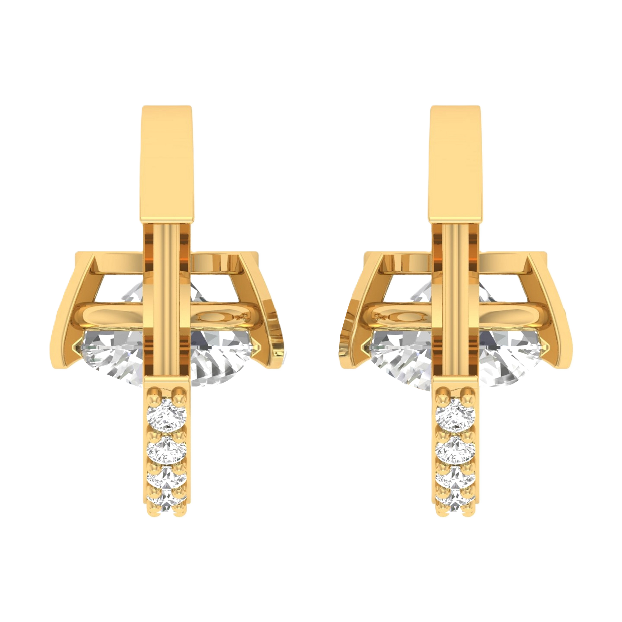 Wren Diamanten Oorringen Briljant - 4.2ct