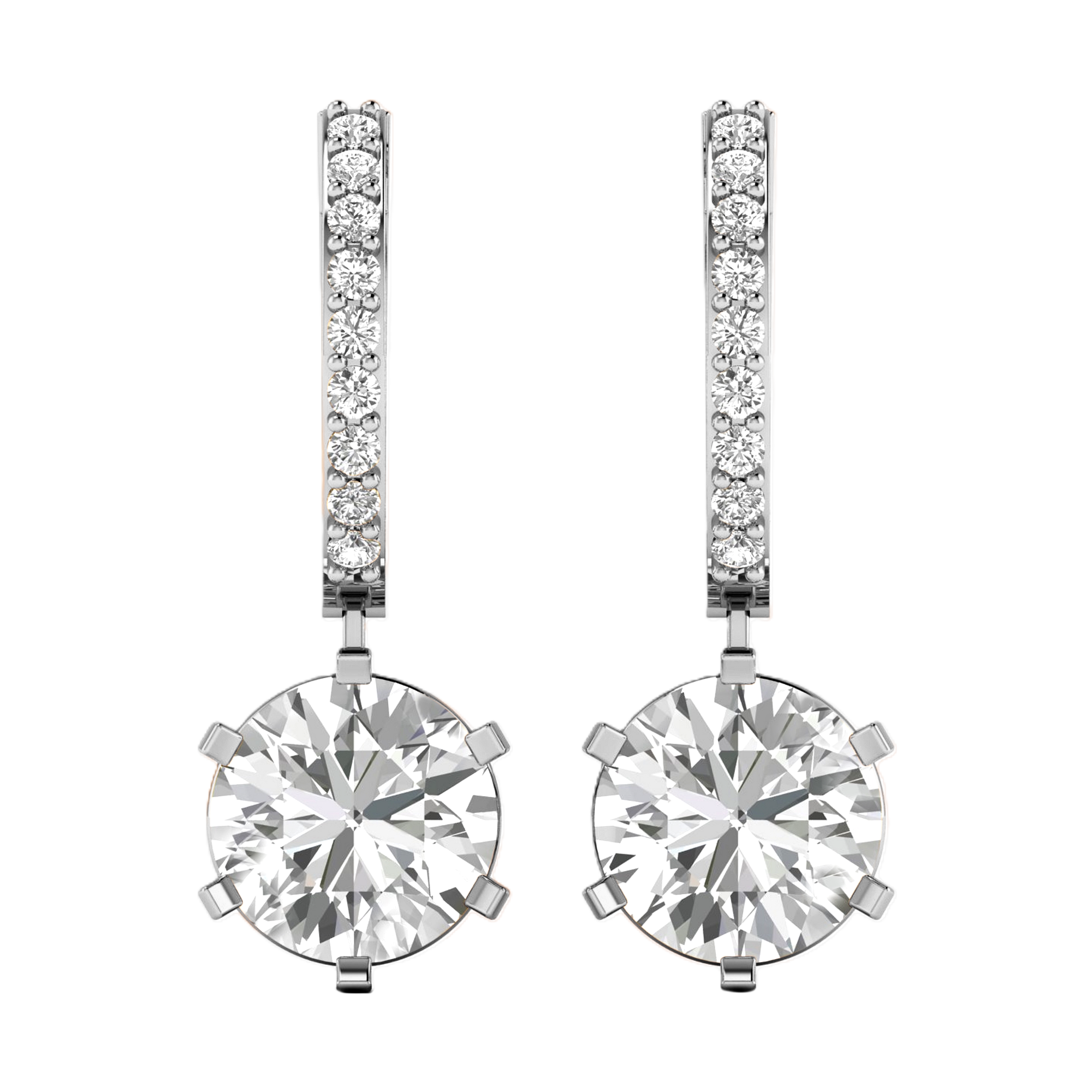 Wren Diamanten Oorringen Briljant - 4.2ct