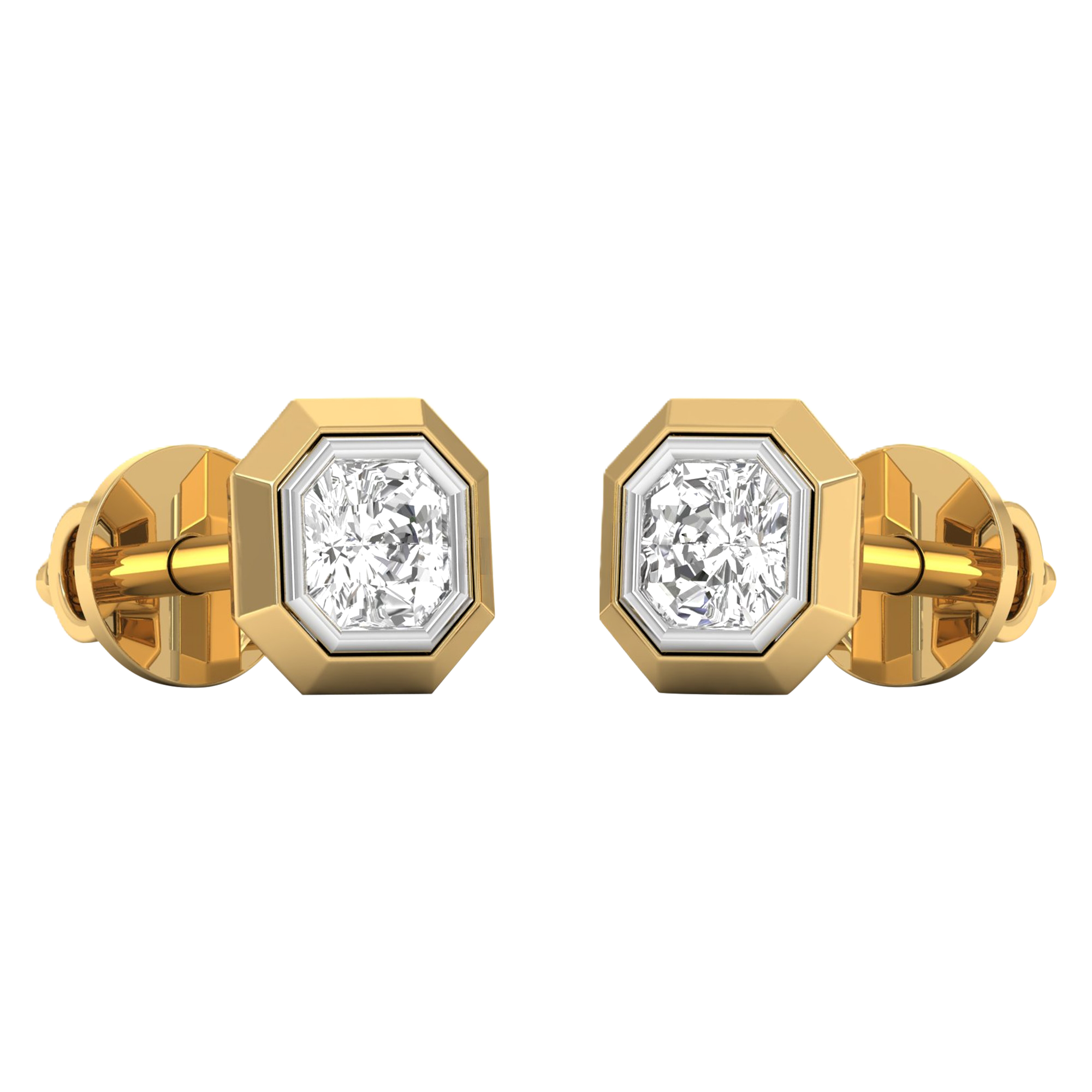 Lucie Ohrringe Asscher – 0.5ct bis 5ct