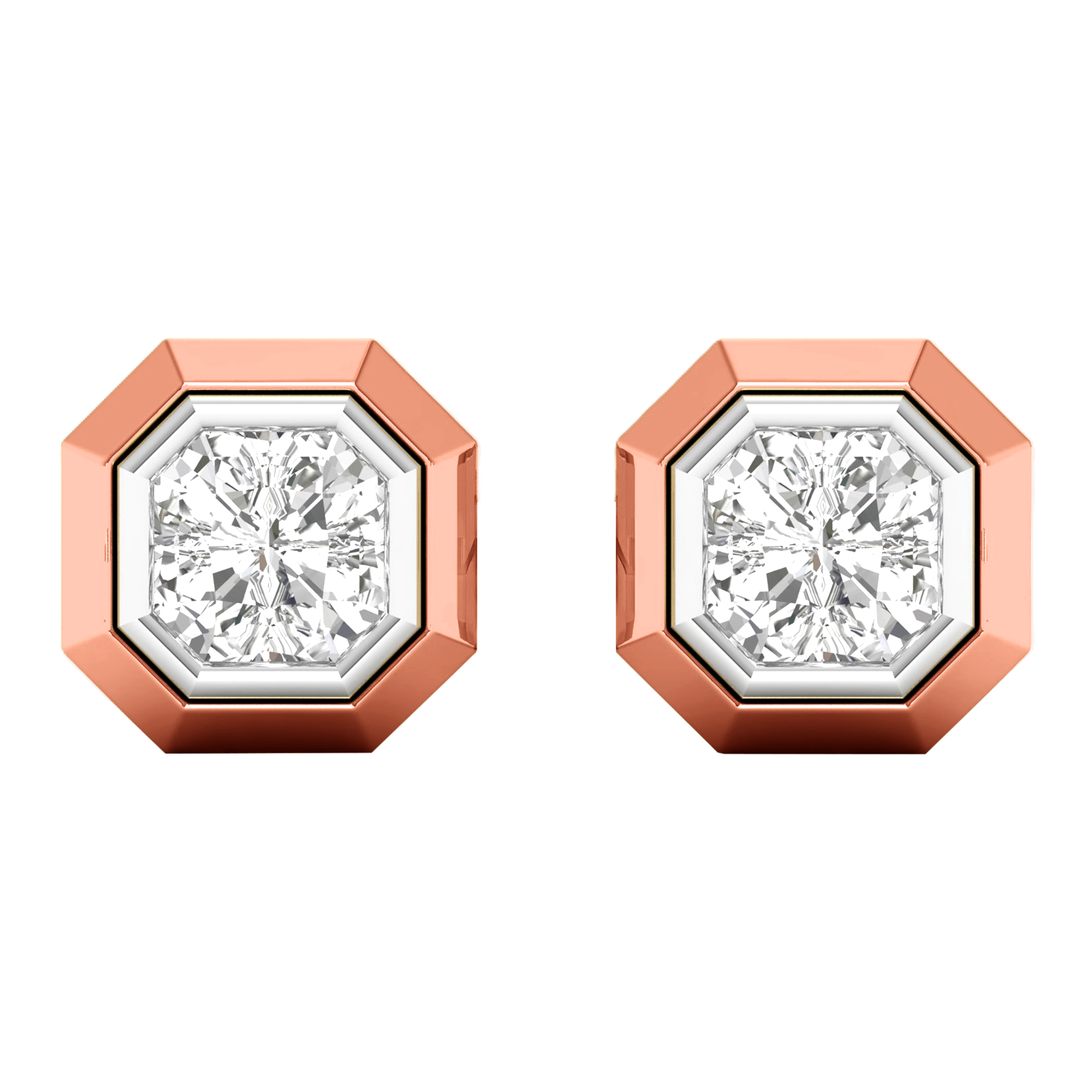 Lucie Ohrringe Asscher – 0.5ct bis 5ct