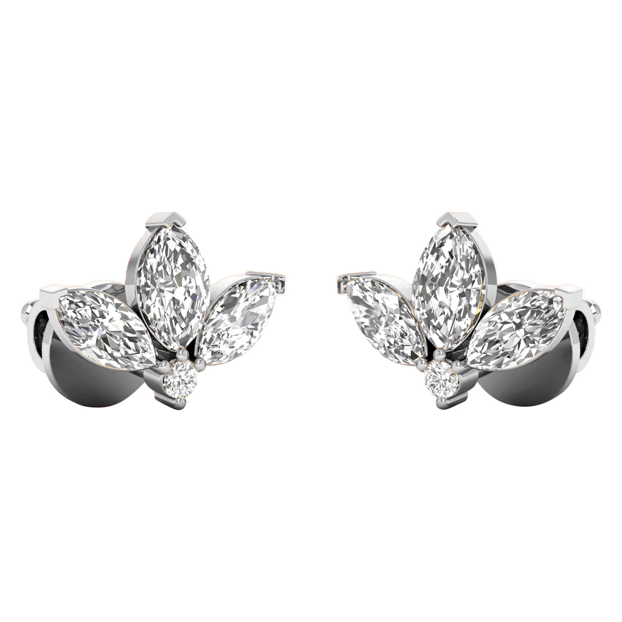 Gina Diamant-Ohrstecker Marquise – 0,6 ct