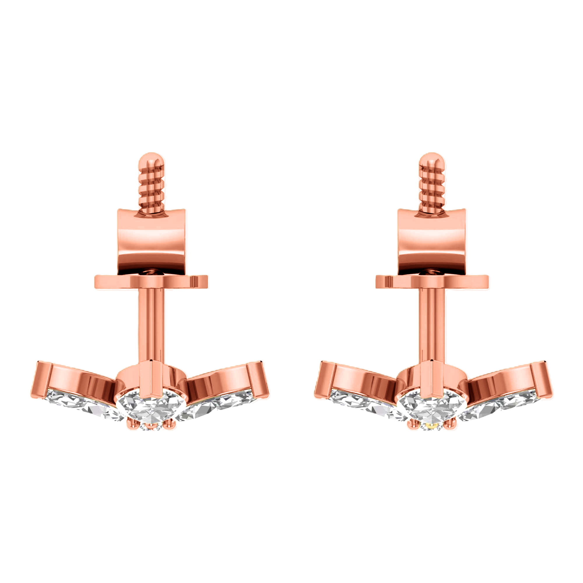 Gina Diamant-Ohrstecker Marquise – 0,6 ct