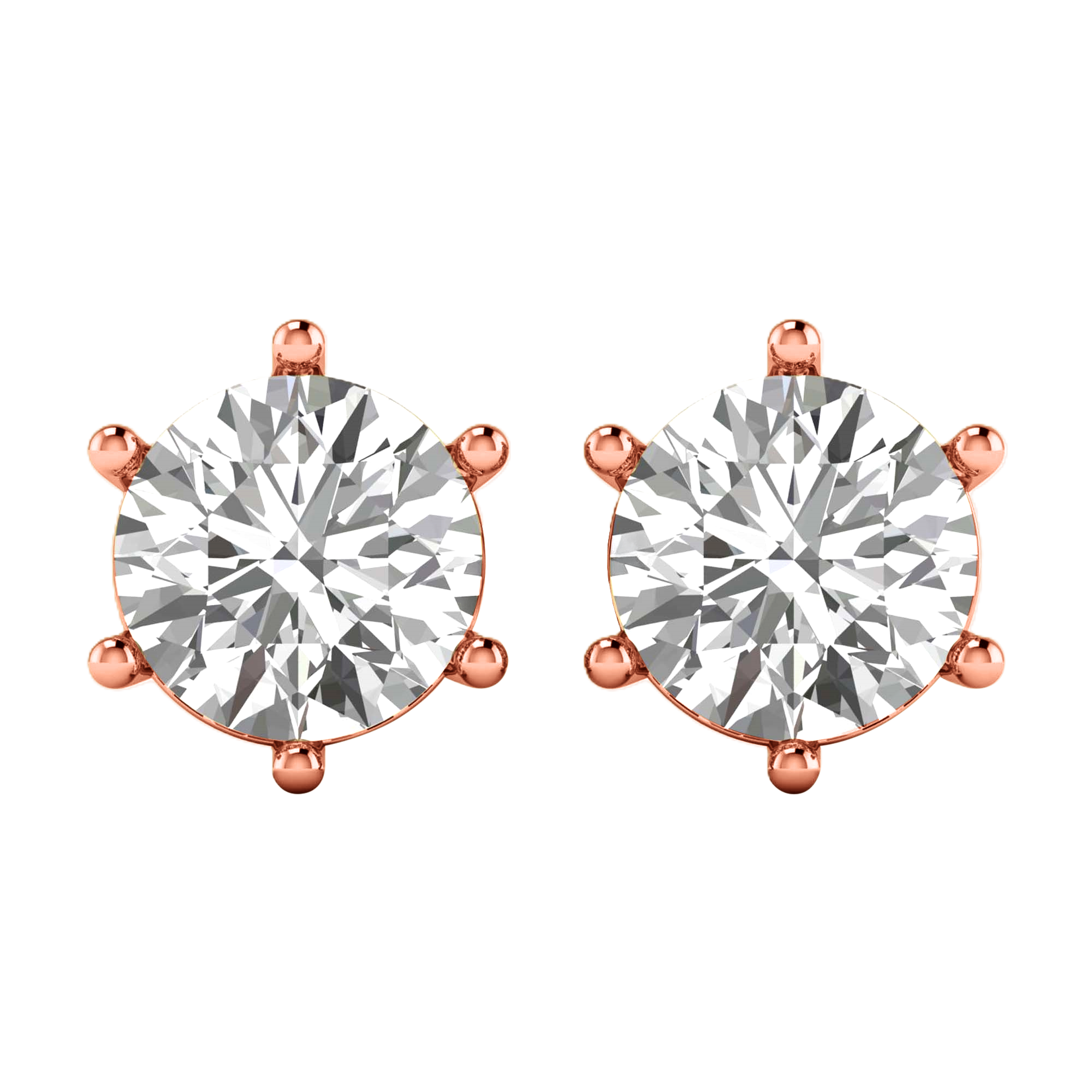 Mila Diamanten Stud Oorbellen Briljant - 3ct tot 6ct