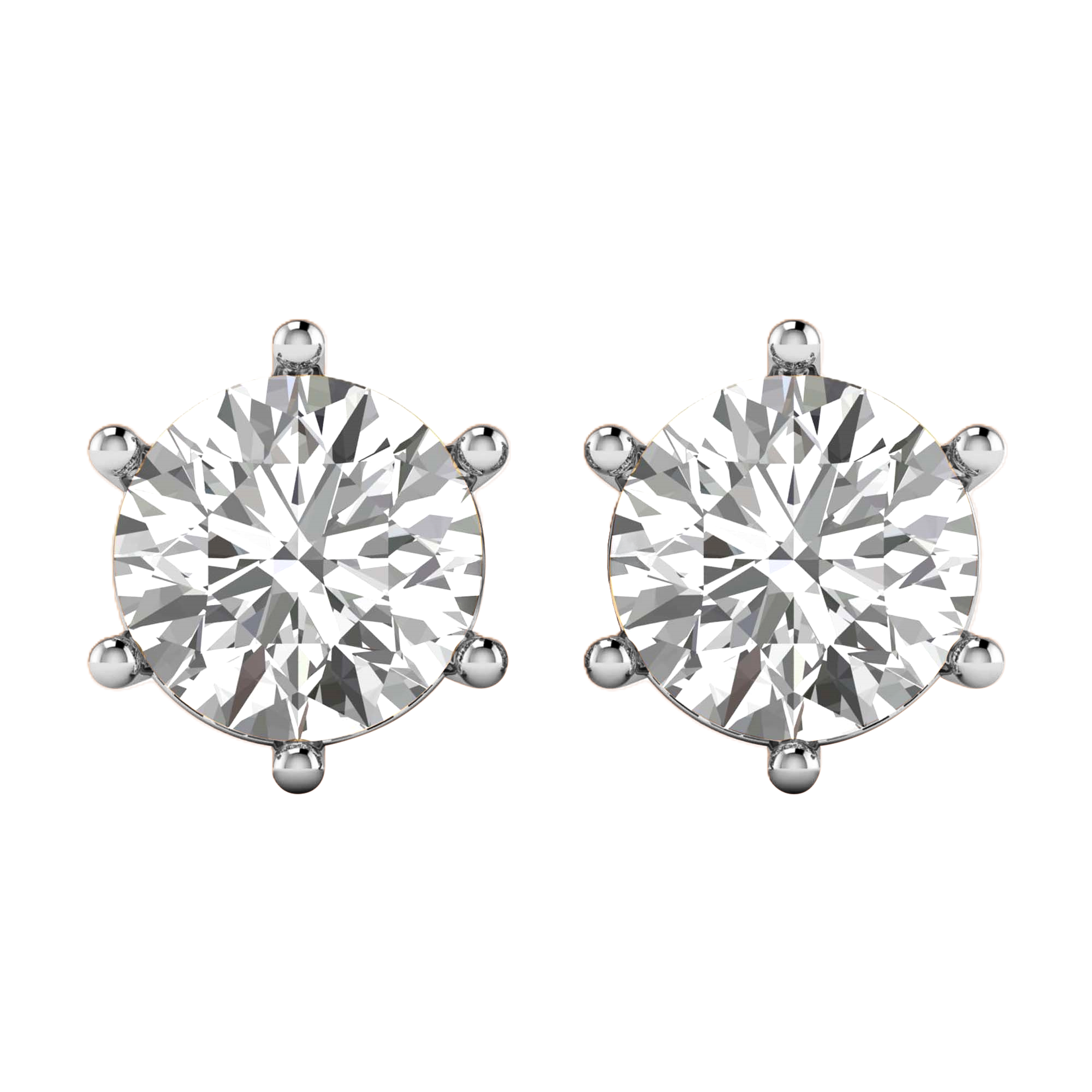 Mila Diamanten Stud Oorbellen Briljant - 3ct tot 6ct