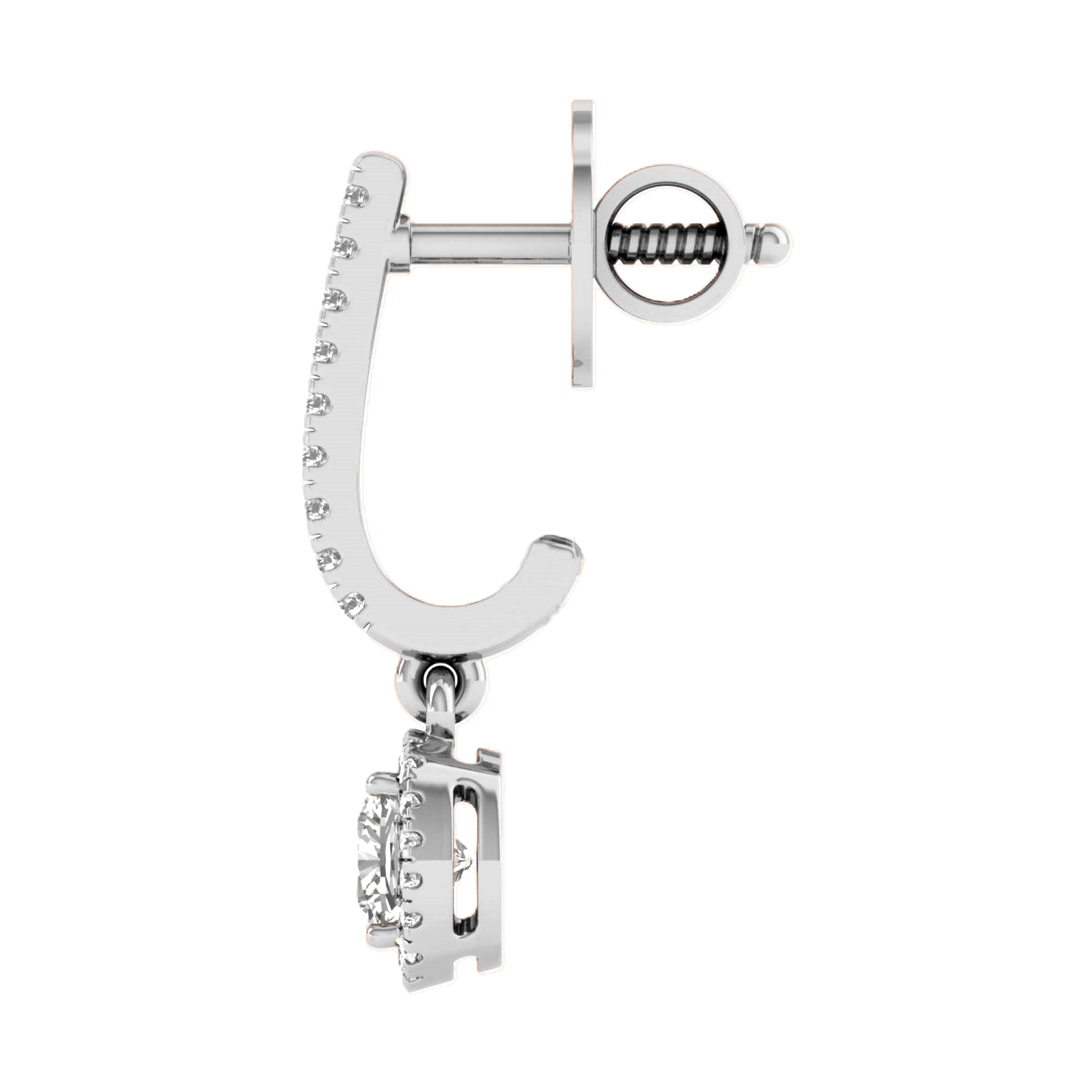 Bente Hängeohrringe Cushion – 1.4ct bis 4.4ct