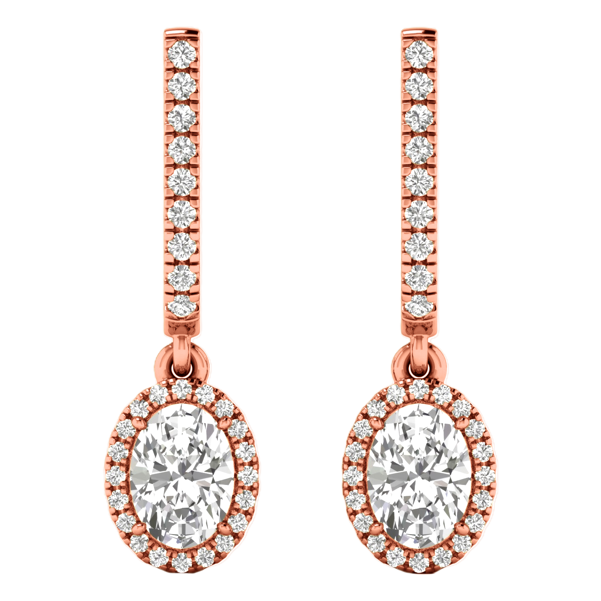 Bente Hangoorbellen Ovaal - 1.3ct tot 4.5ct