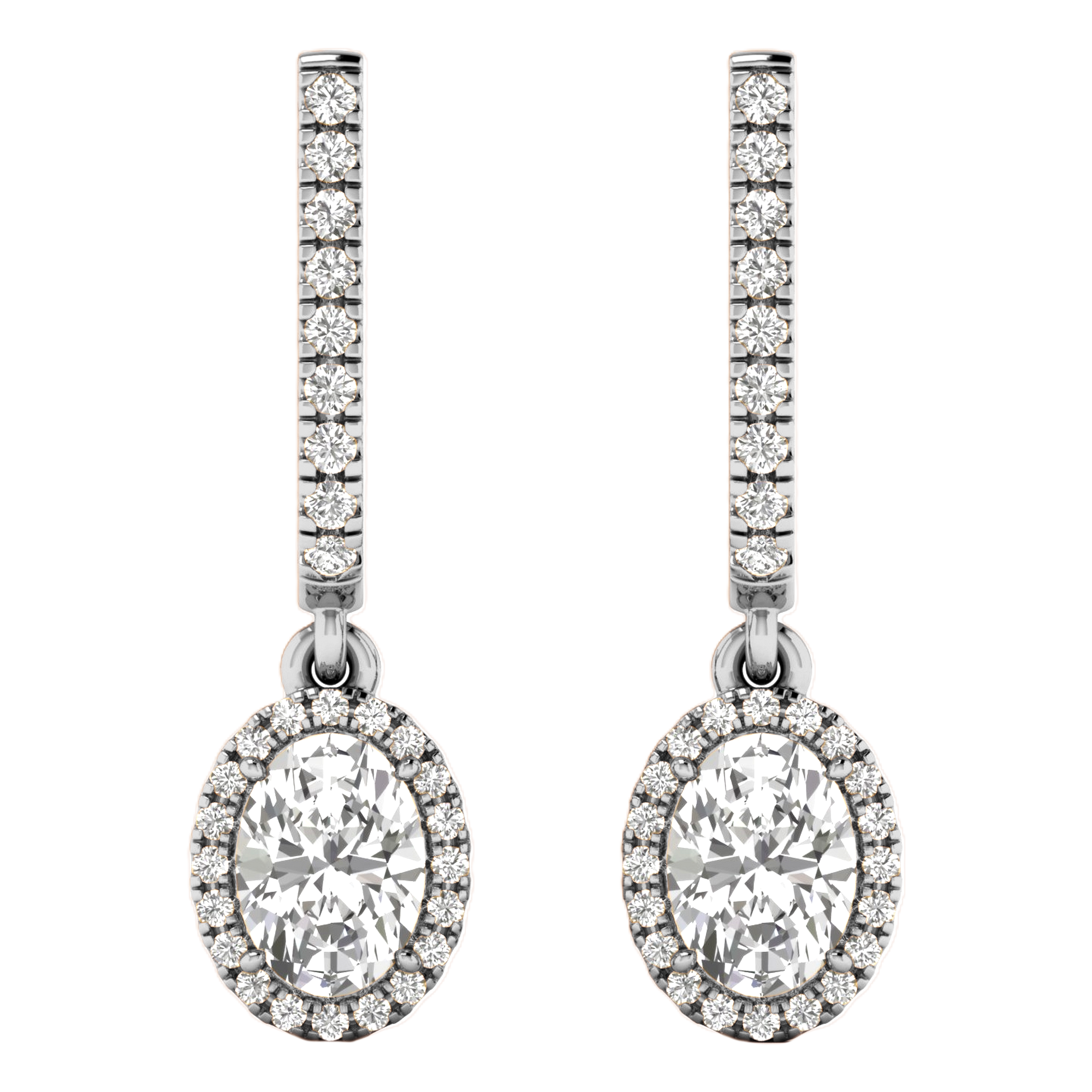 Bente Hangoorbellen Ovaal - 1.3ct tot 4.5ct