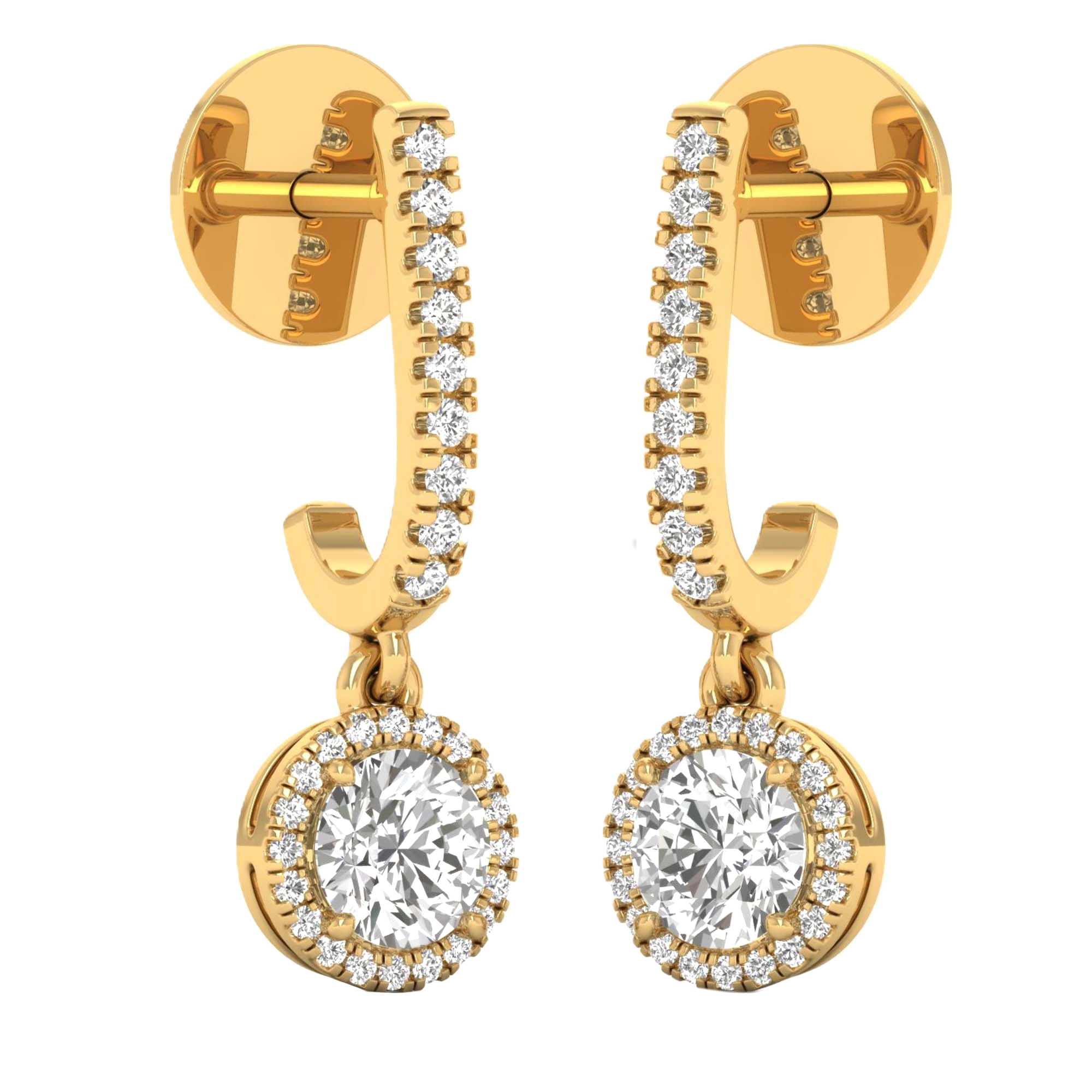 Bente Hangoorbellen Briljant - 1.3ct tot 4.7ct