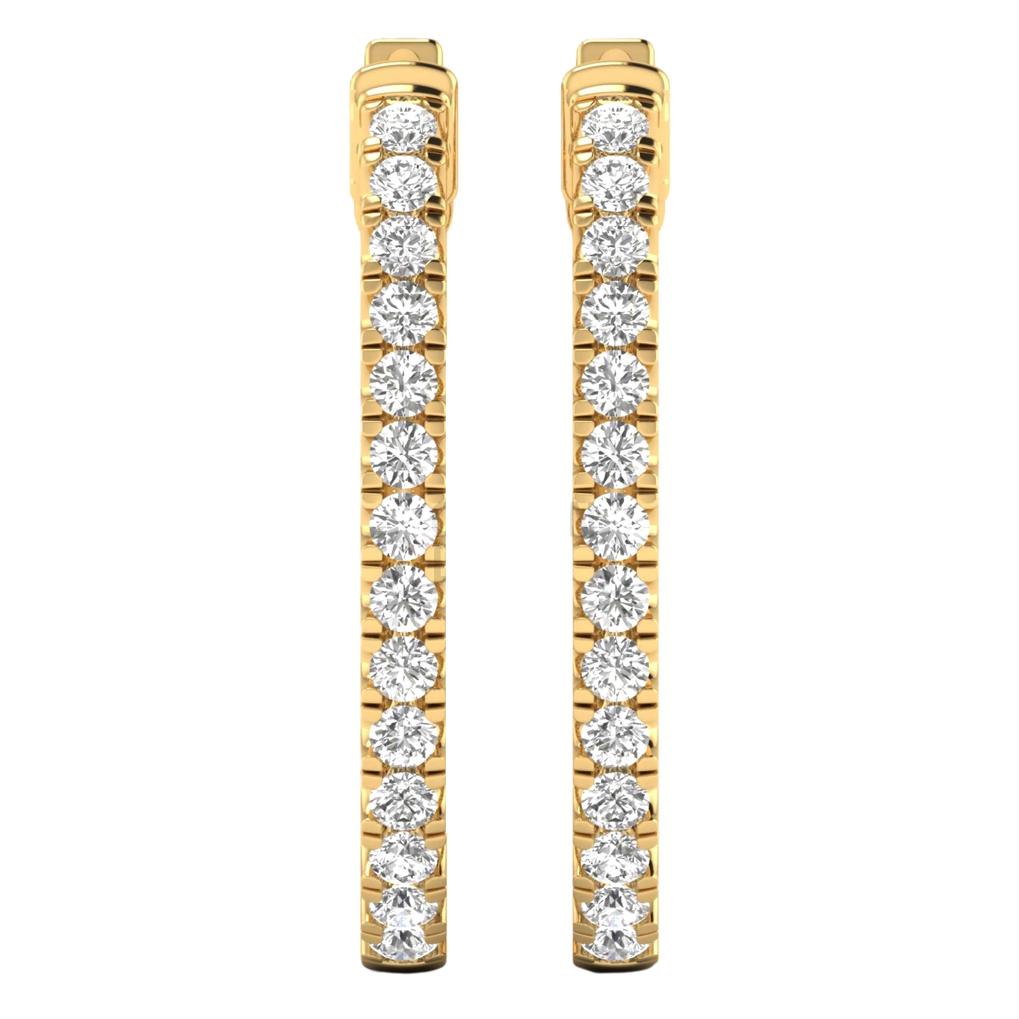 Lilian Brilliant Earrings - 1ct to 3ct