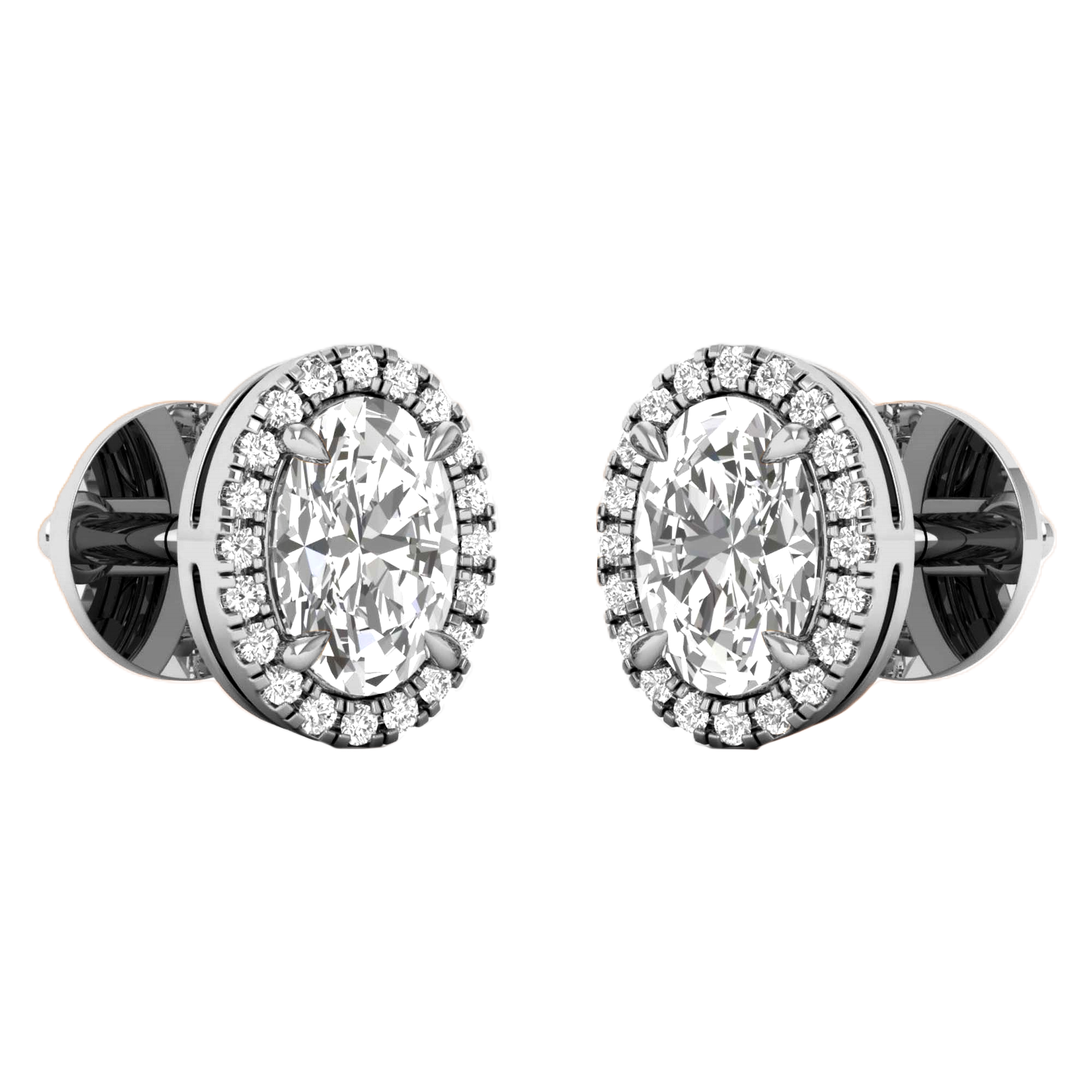Sofia Ohrstecker Oval - 1.1ct bis 5.6ct