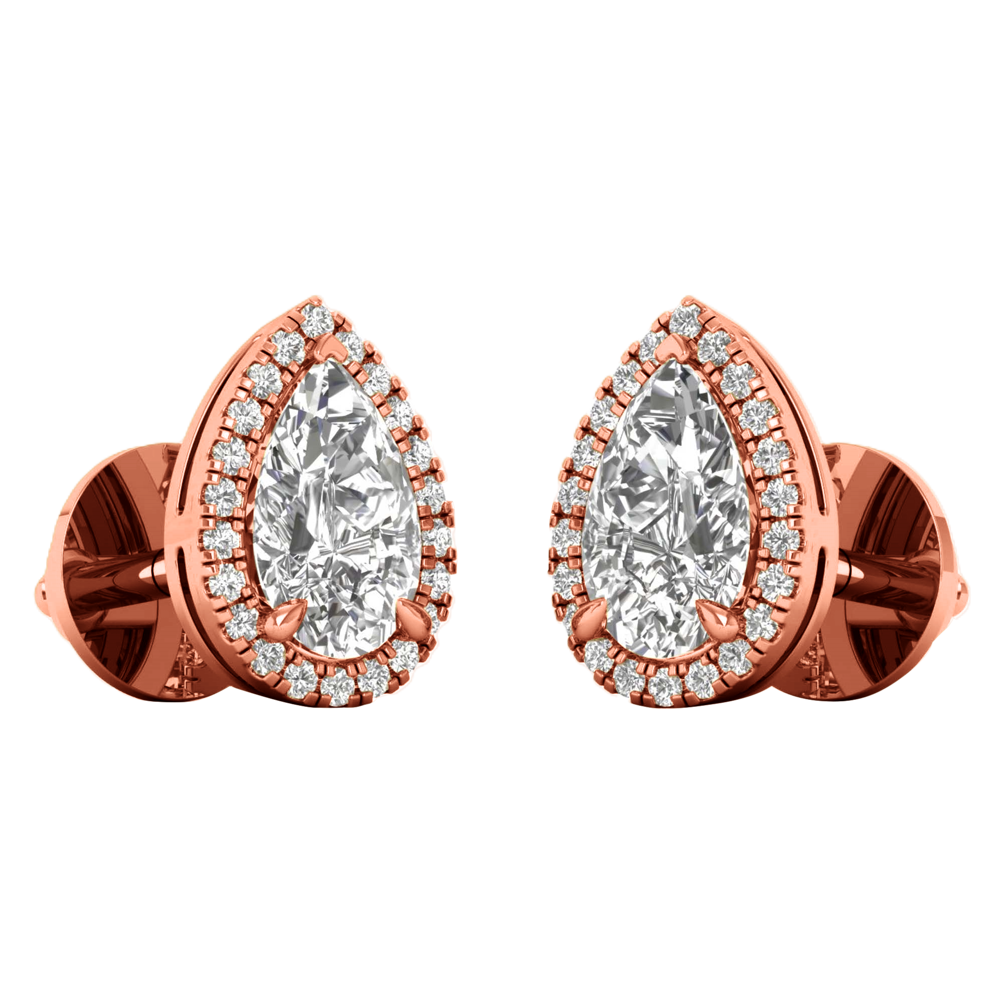 Sofia Ohrstecker Birne - 1.1ct bis 5.6ct