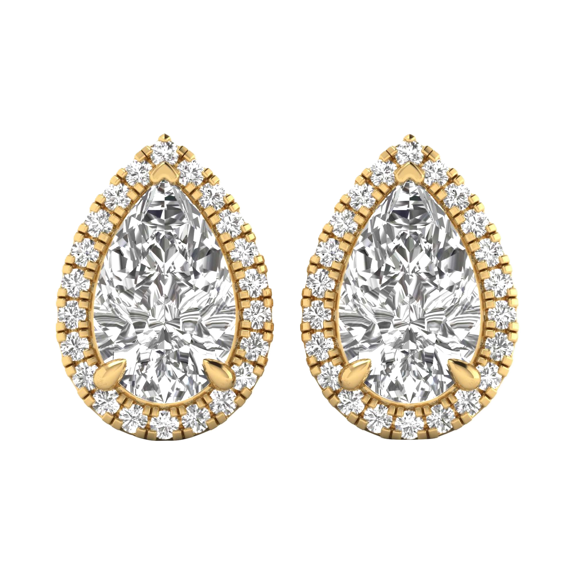 Sofia Ohrstecker Birne - 1.1ct bis 5.6ct