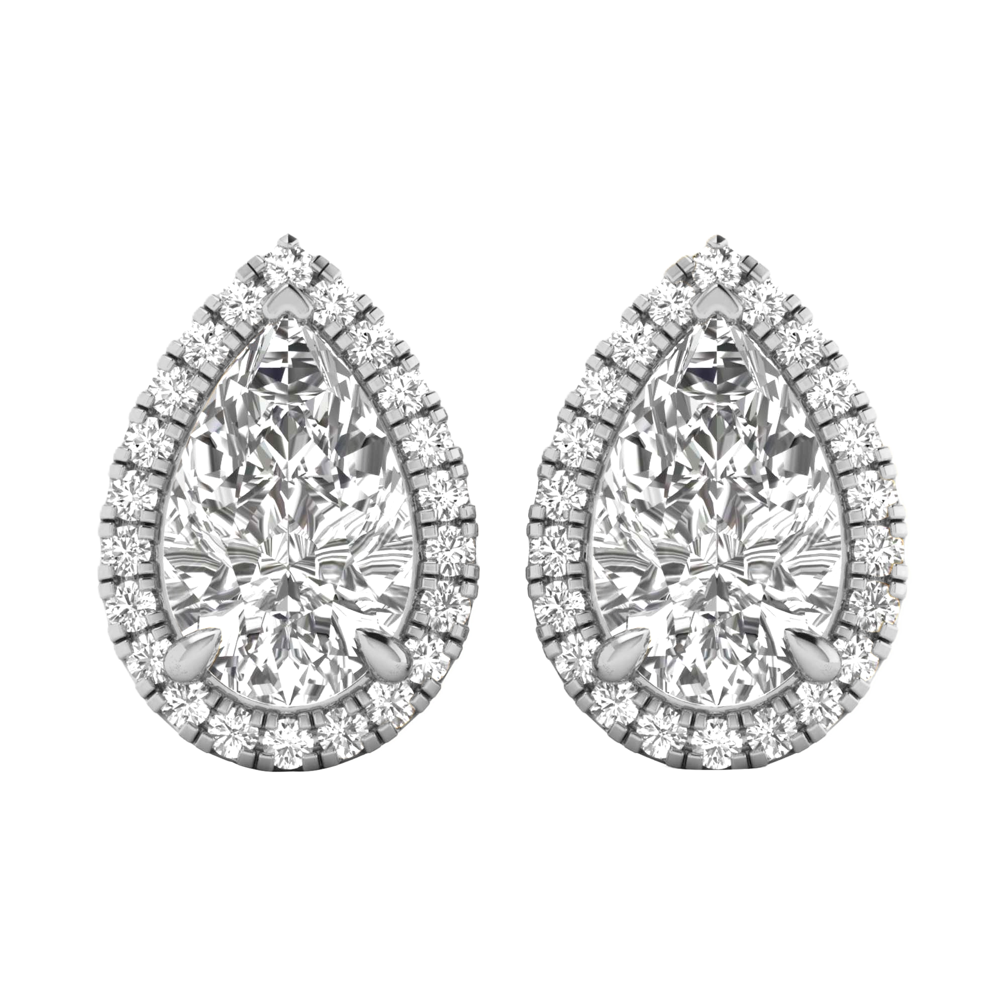 Sofia Ohrstecker Birne - 1.1ct bis 5.6ct