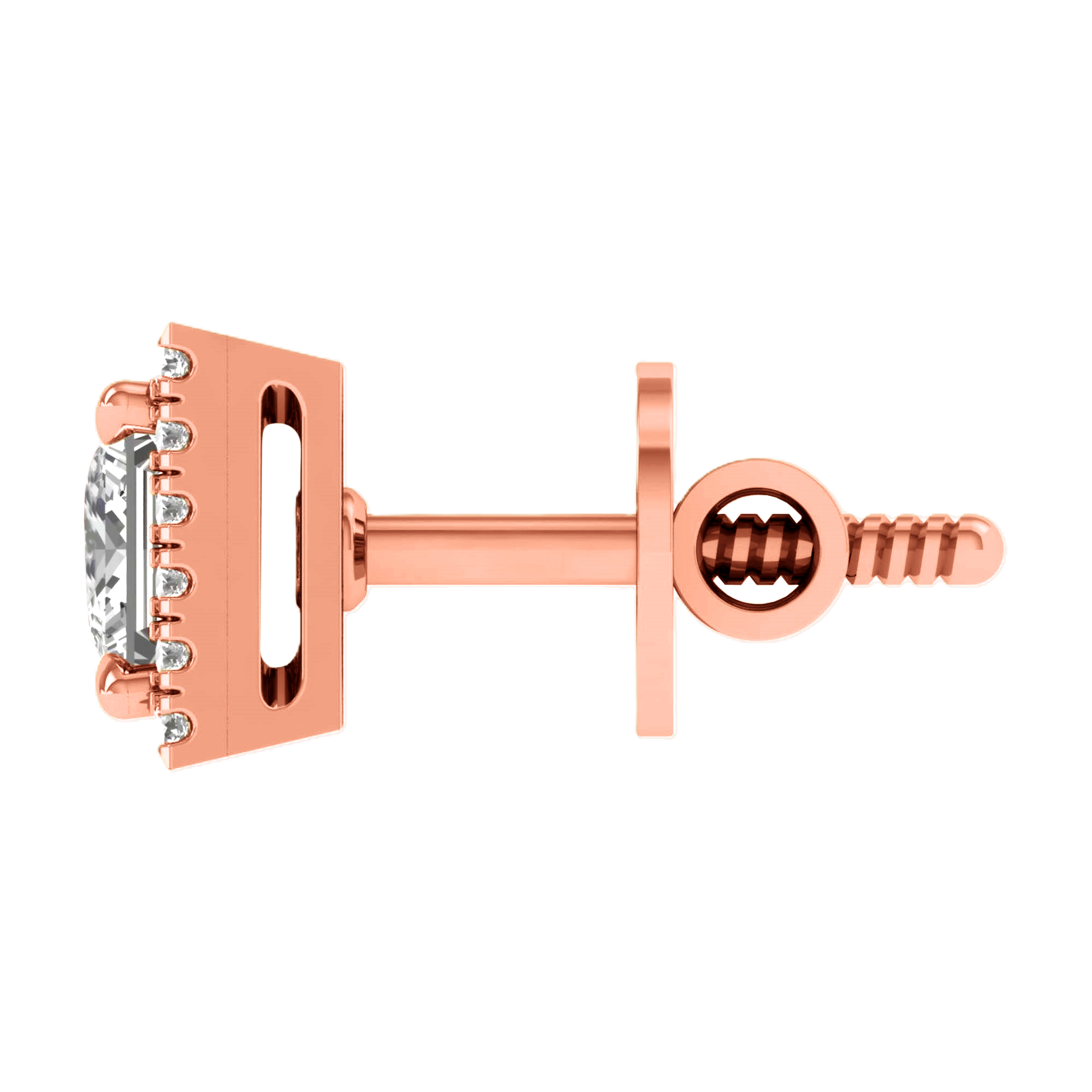 Sofia Stud Oorbellen Princess - 1.2ct tot 5.6ct