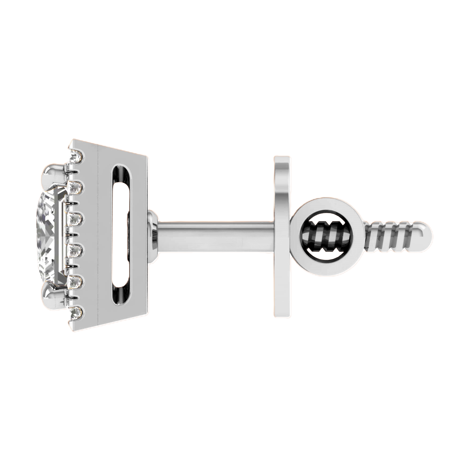 Sofia Stud Oorbellen Princess - 1.2ct tot 5.6ct