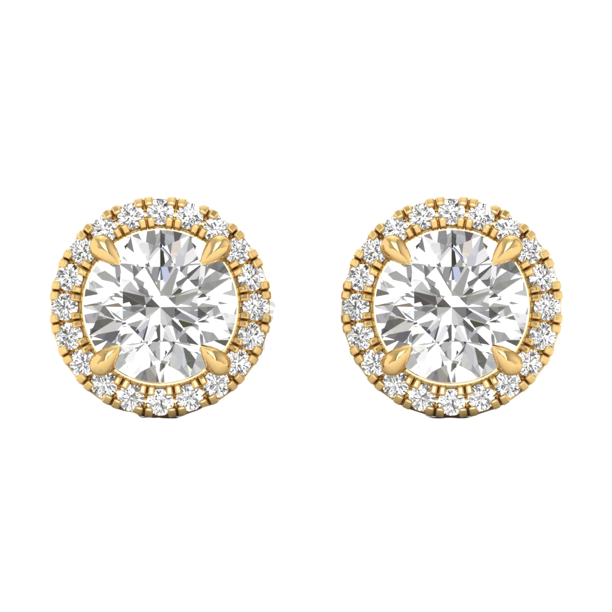 Sofia Stud Oorbellen Briljant - 1.1ct tot 5.5ct
