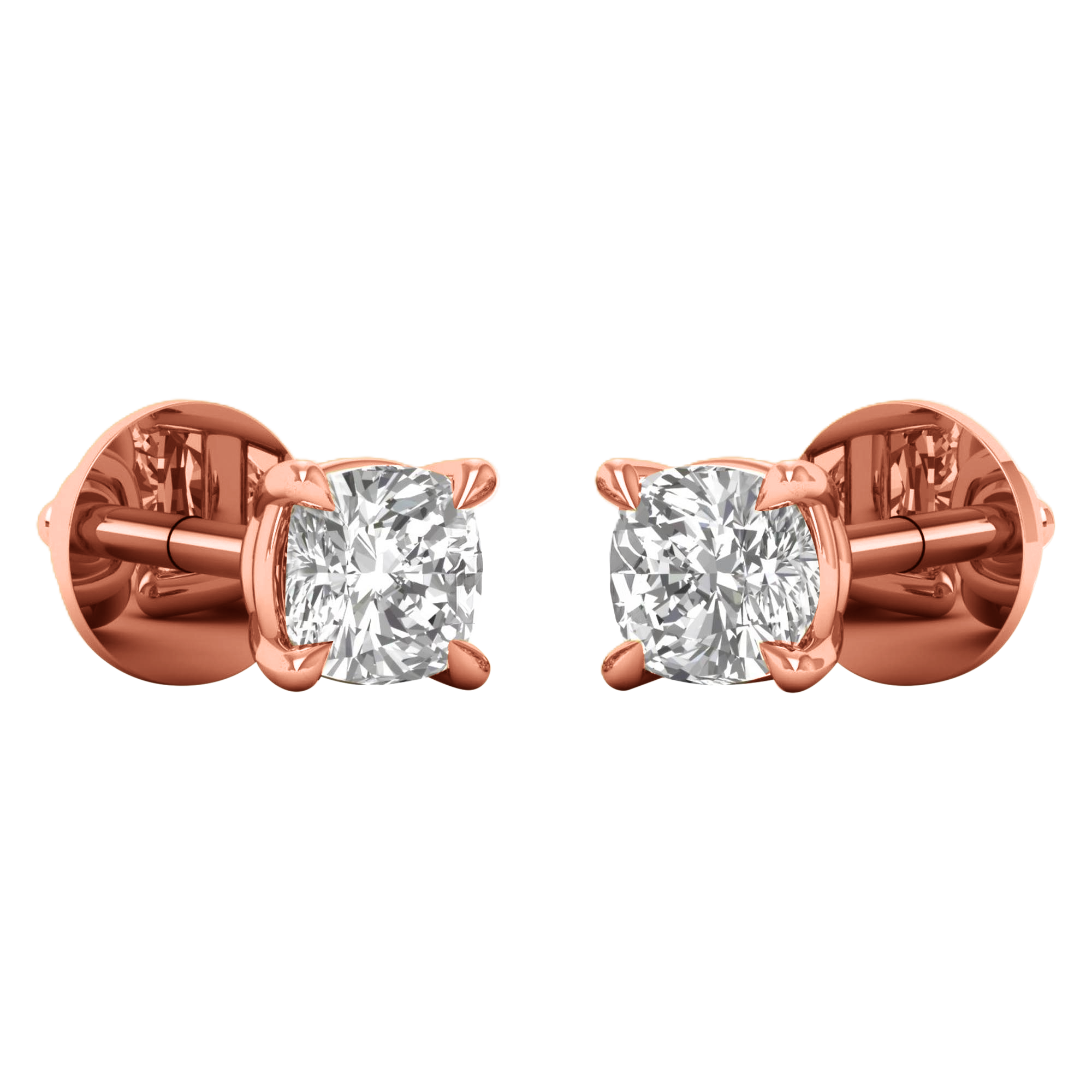 Noa Stud Earrings Cushion - 1ct to 5ct