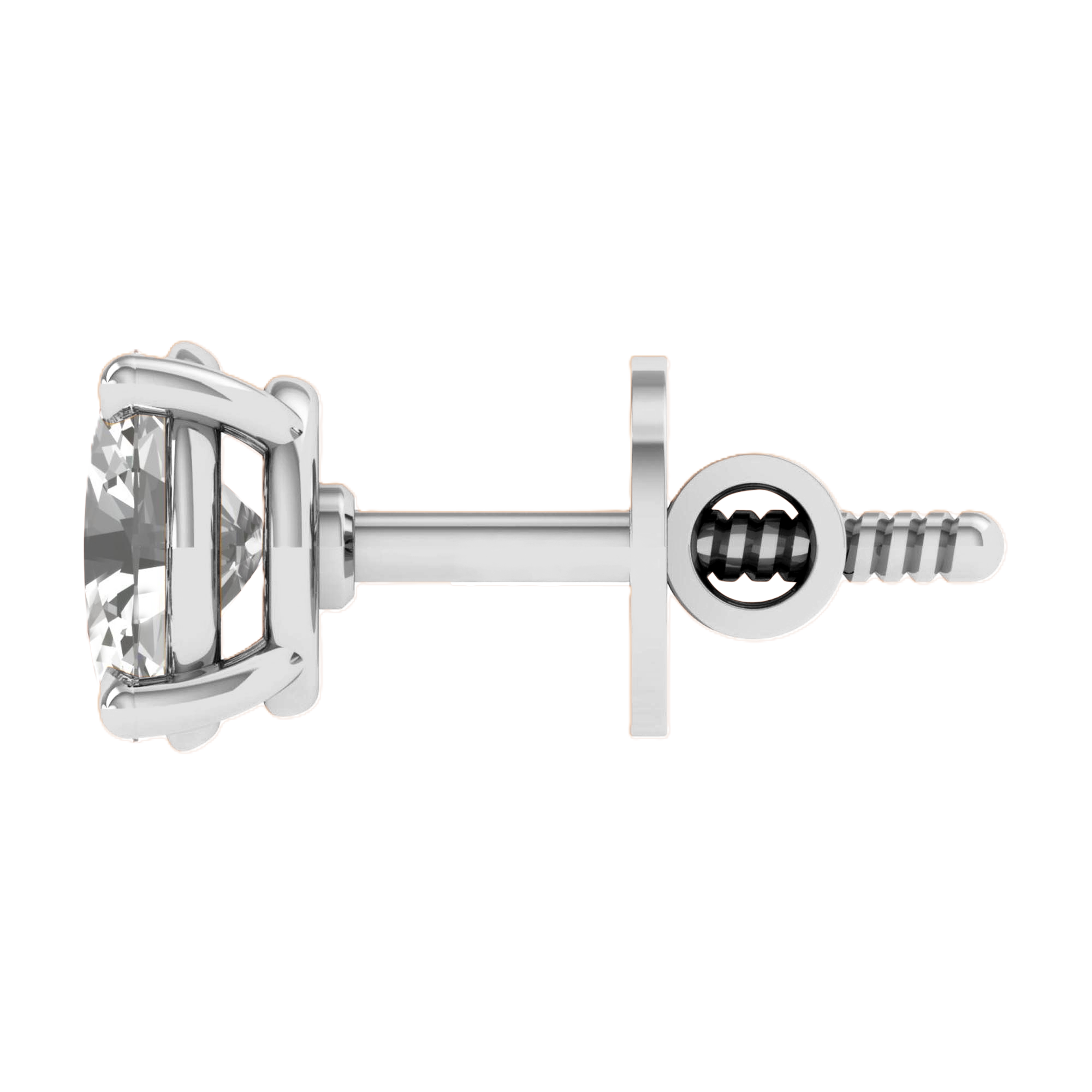 Noa Stud Oorbellen Ovaal - 1ct tot 5ct