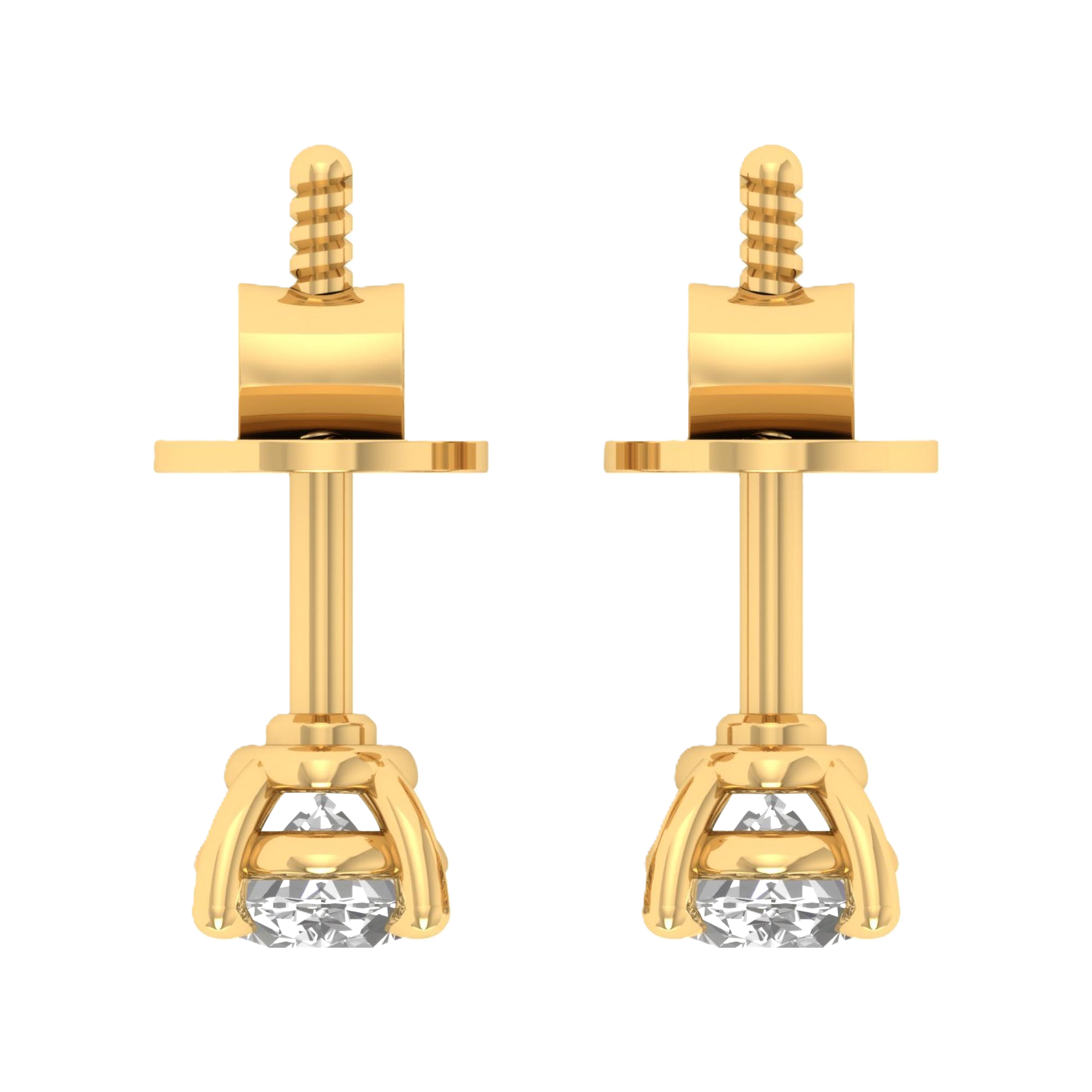 Noa Stud Oorbellen Ovaal - 1ct tot 5ct