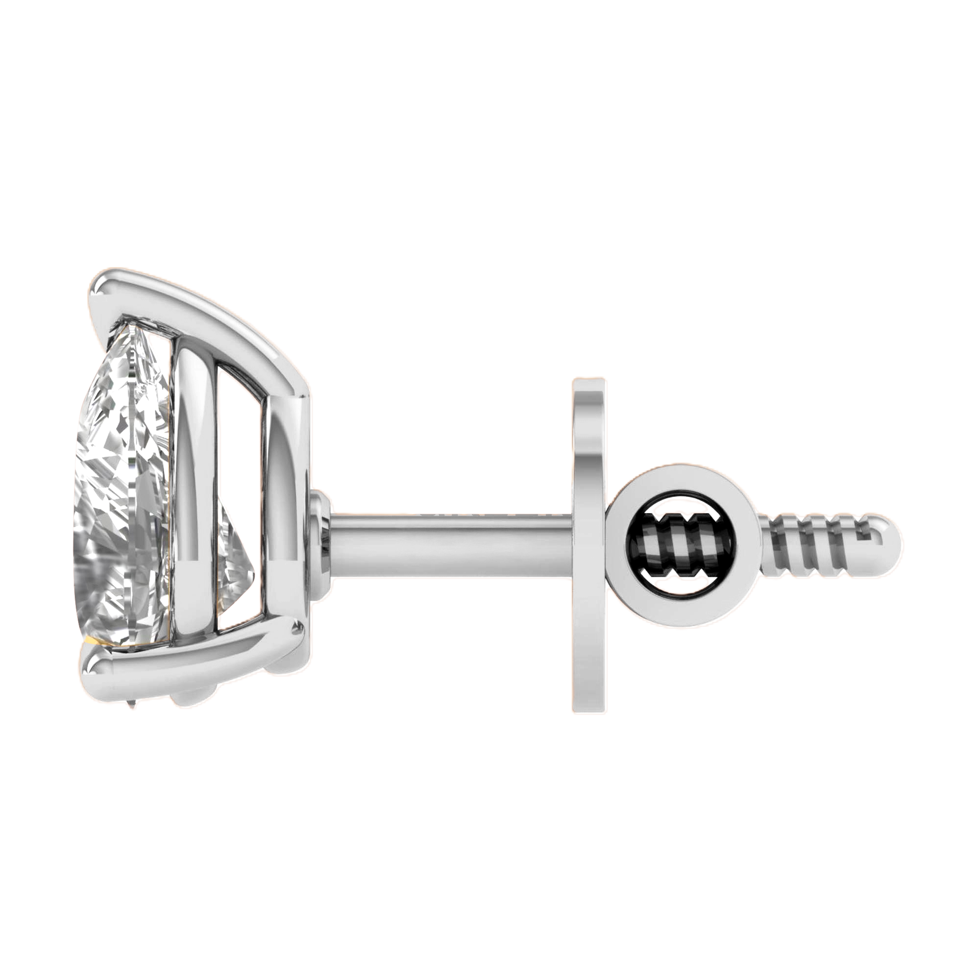 Noa Stud Oorbellen Peer - 1ct tot 5ct
