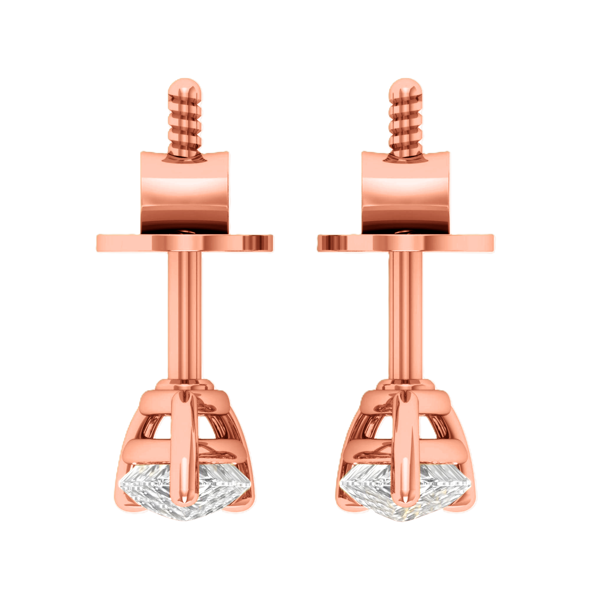 Noa Stud Oorbellen Peer - 1ct tot 5ct