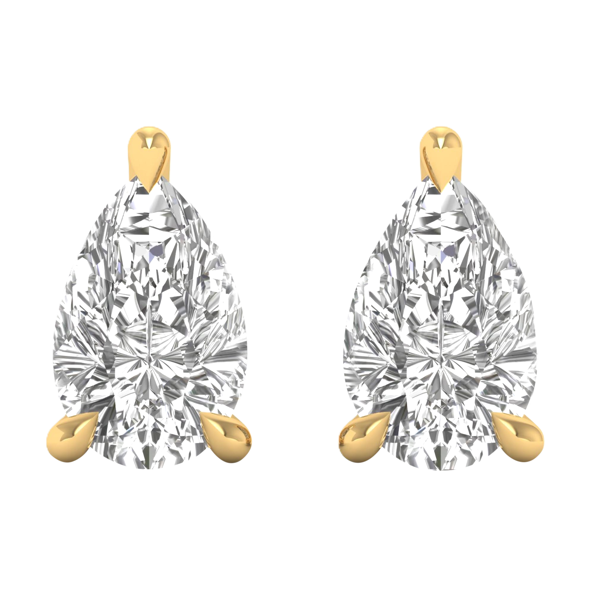 Noa Stud Earrings Pear - 1ct to 5ct