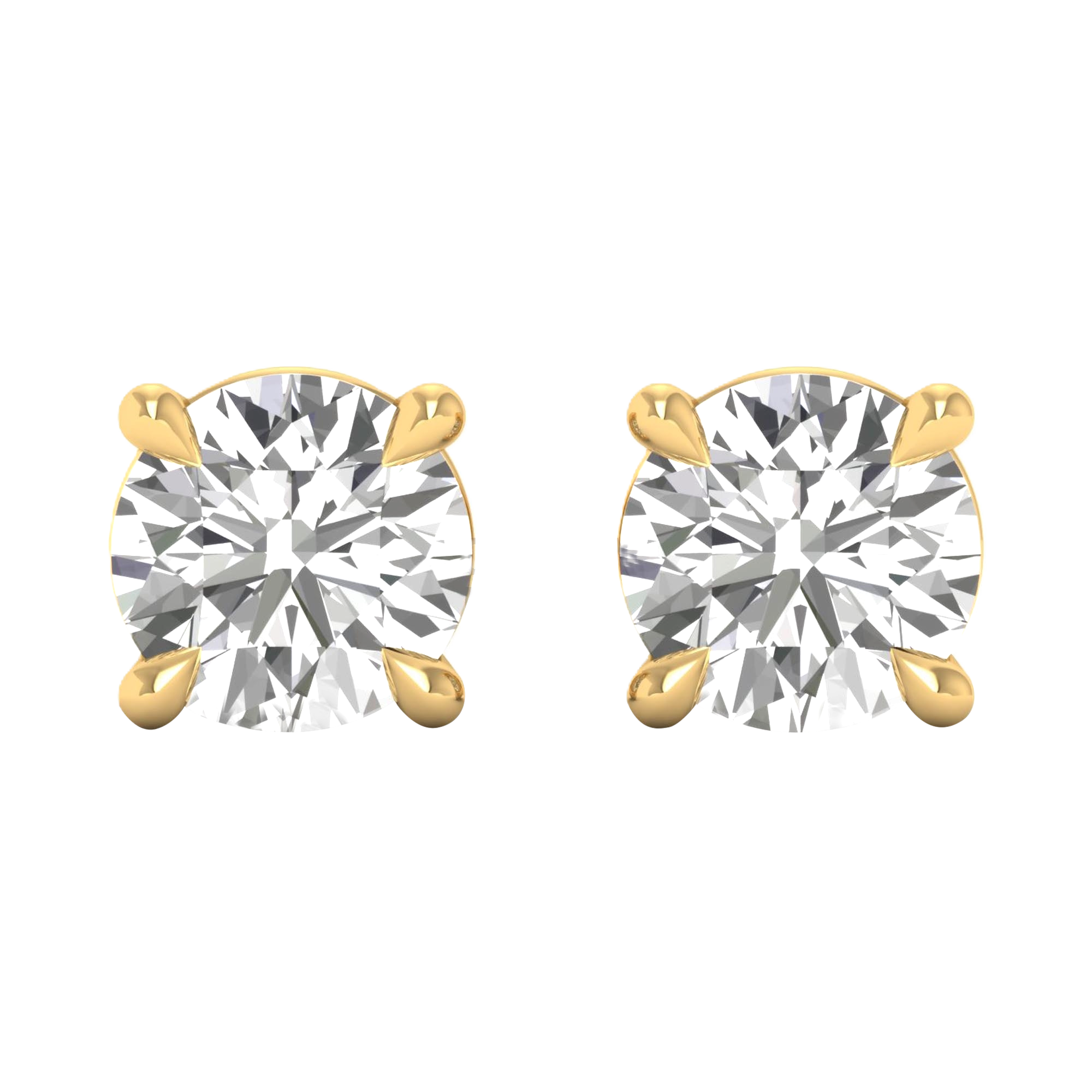 Noa Stud Oorbellen Briljant - 0.5ct tot 5ct