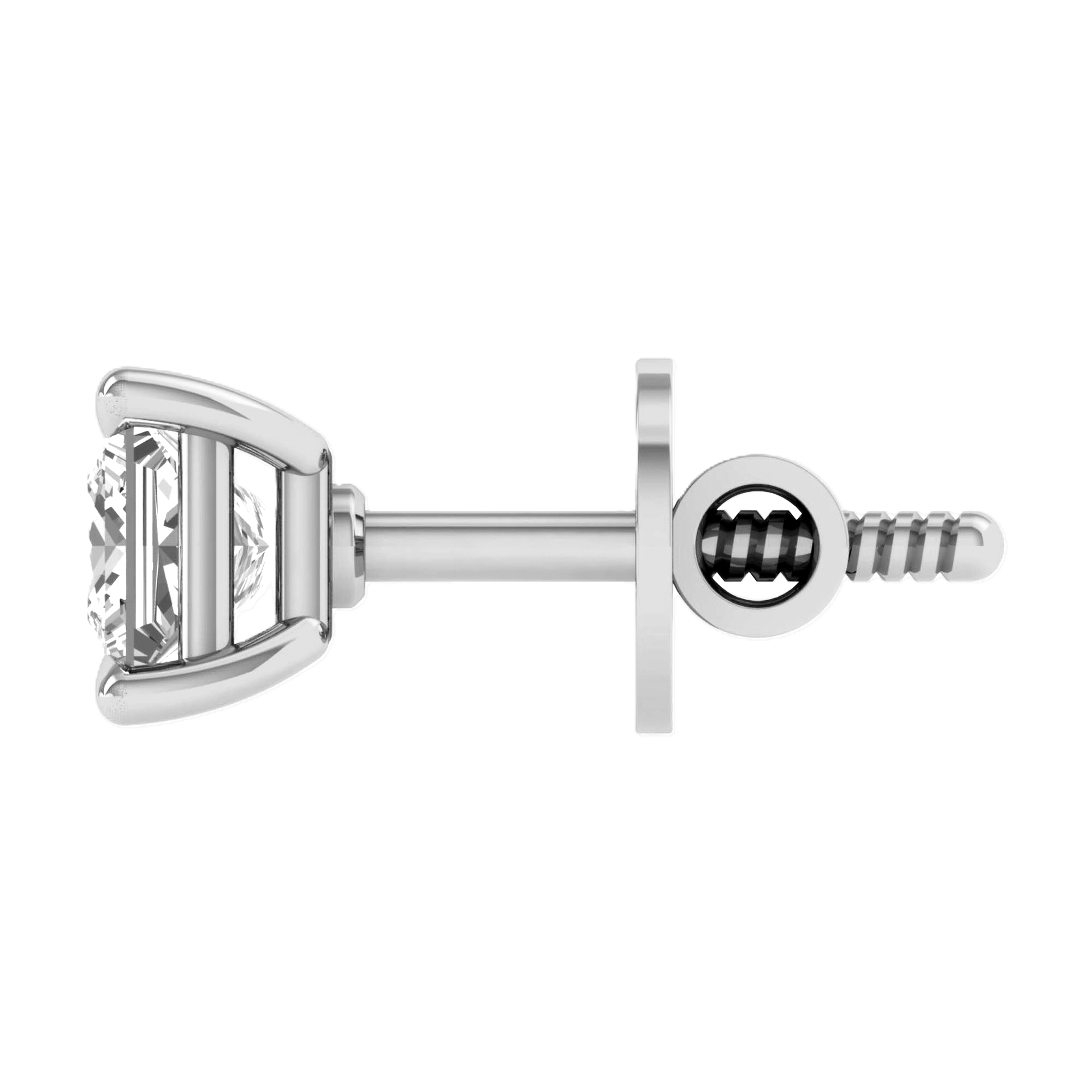 Noa Stud Oorbellen Princess - 1ct tot 6ct