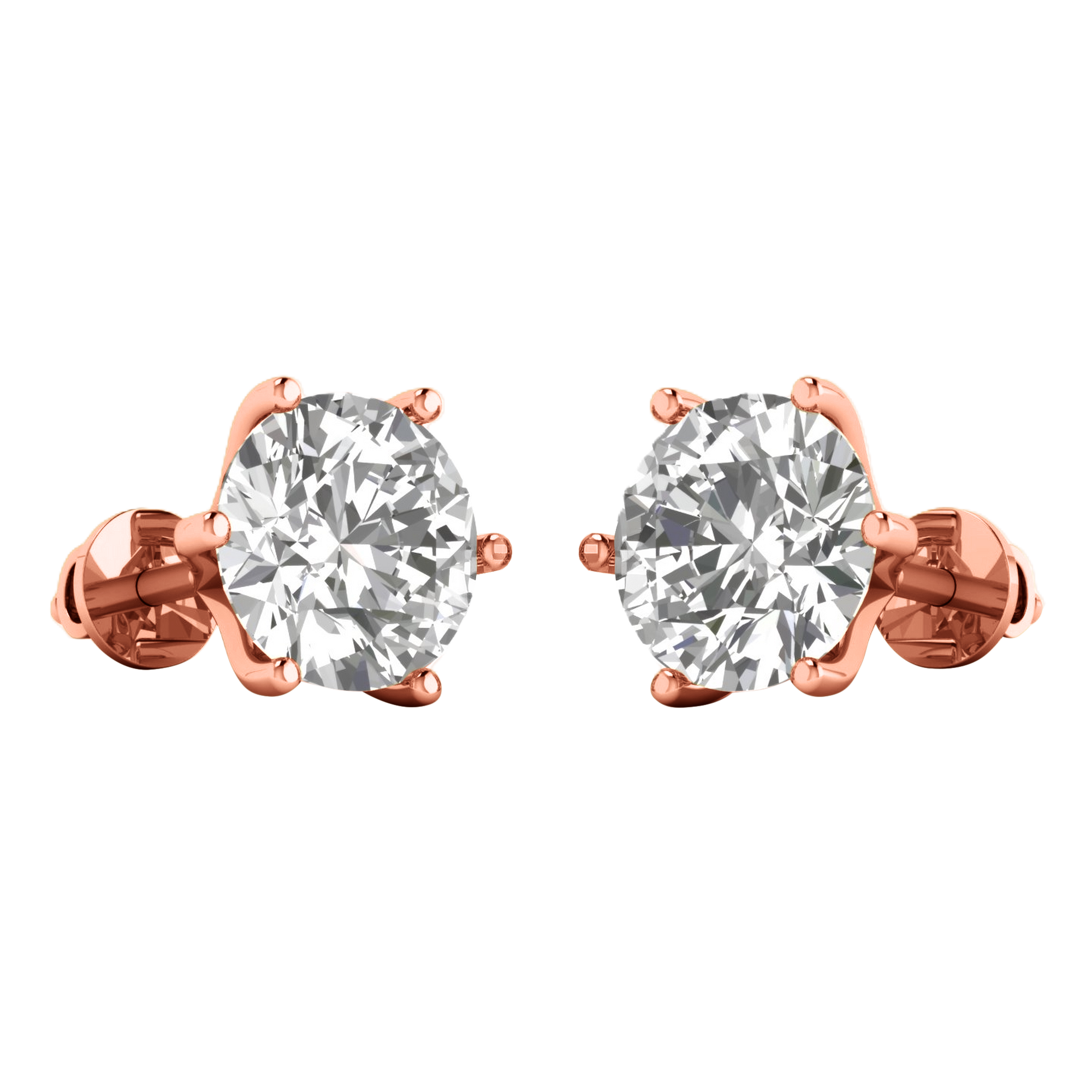 Yasmin Diamant Ohrstecker Brillant - 4,5ct bis 10ct