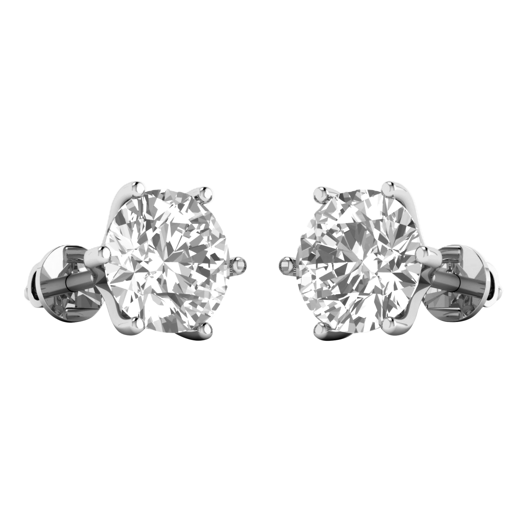 Yasmin Diamant Ohrstecker Brillant - 4,5ct bis 10ct