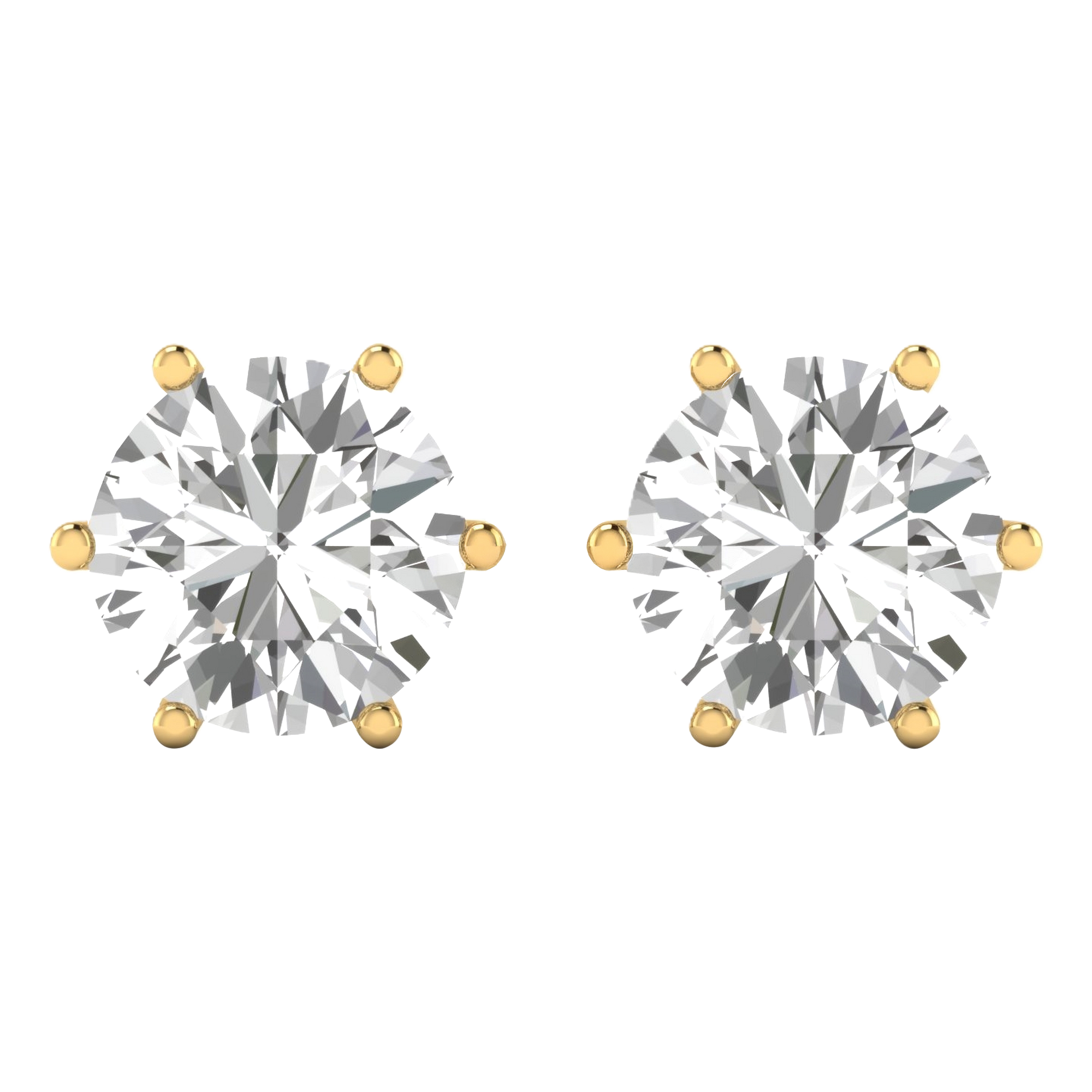 Yasmin Diamant Ohrstecker Brillant - 4,5ct bis 10ct