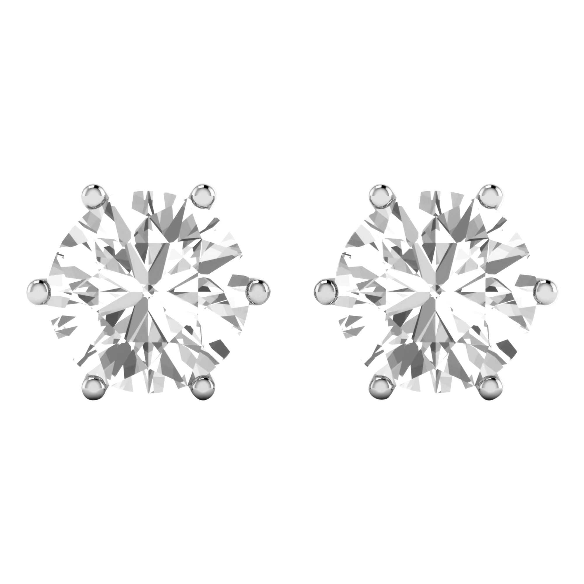 Yasmin Diamant Ohrstecker Brillant - 4,5ct bis 10ct