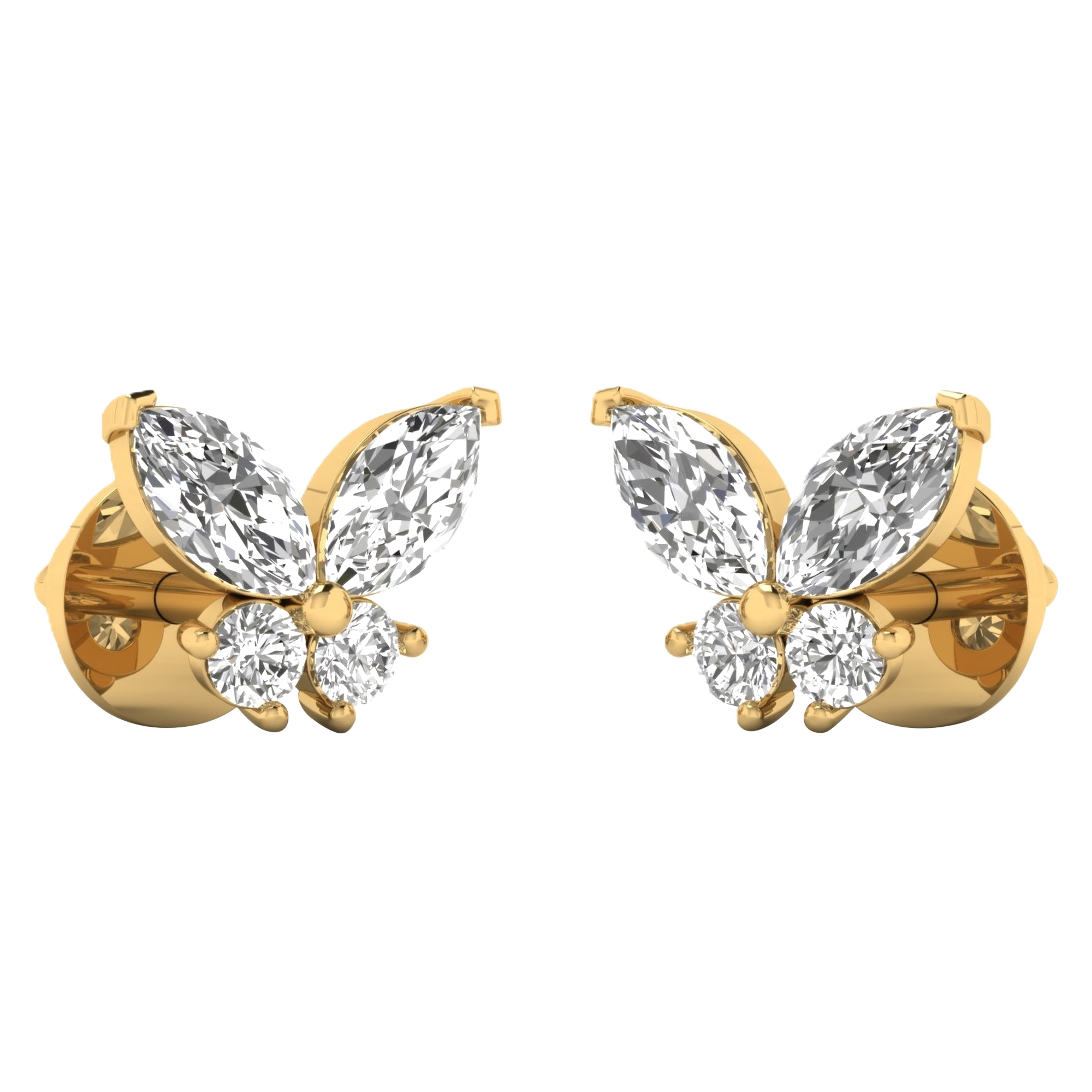 Gina Diamanten Stud Oorbellen Peer - 2.2ct