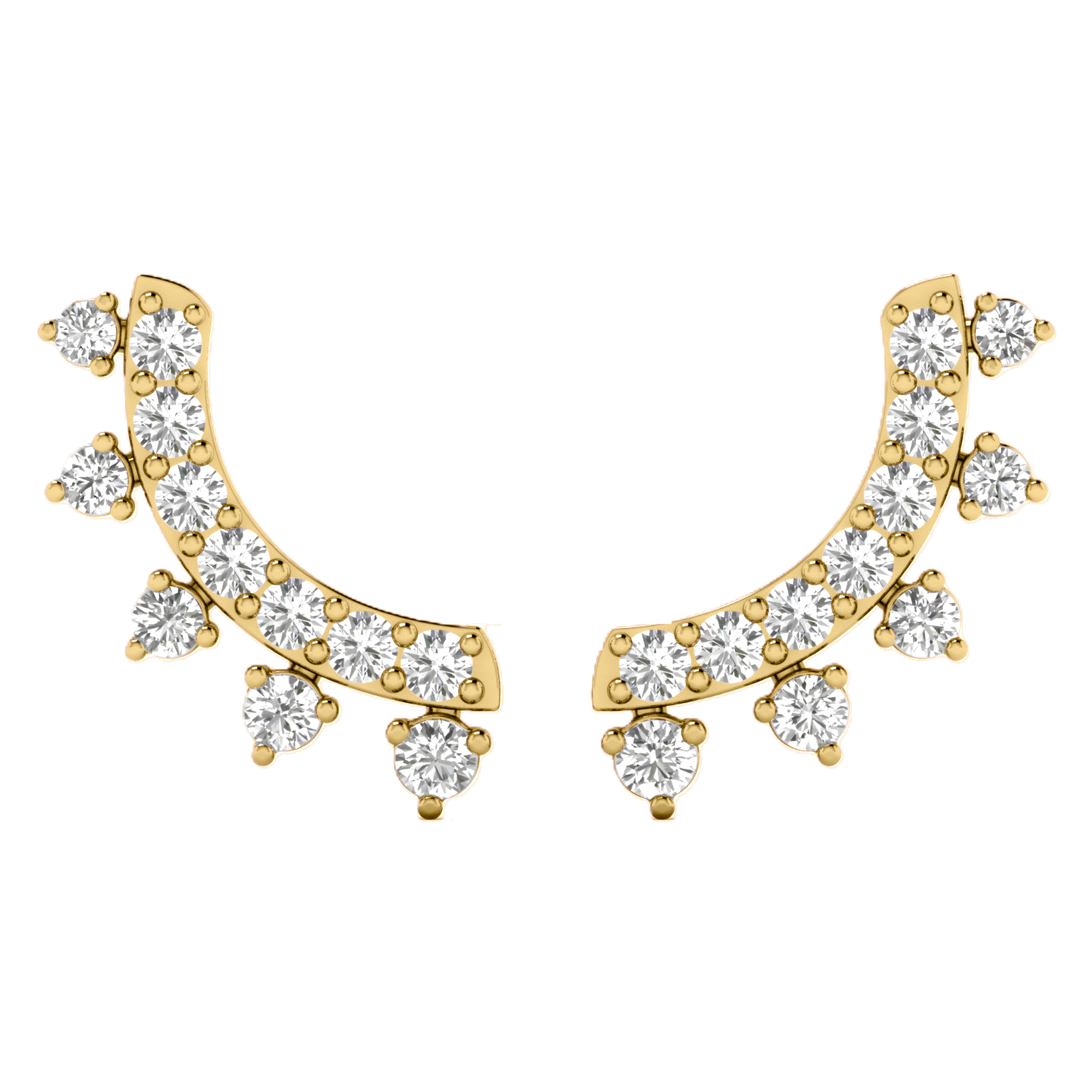 Femke Diamant Stecker Ohrringe Brillant - 0.4ct