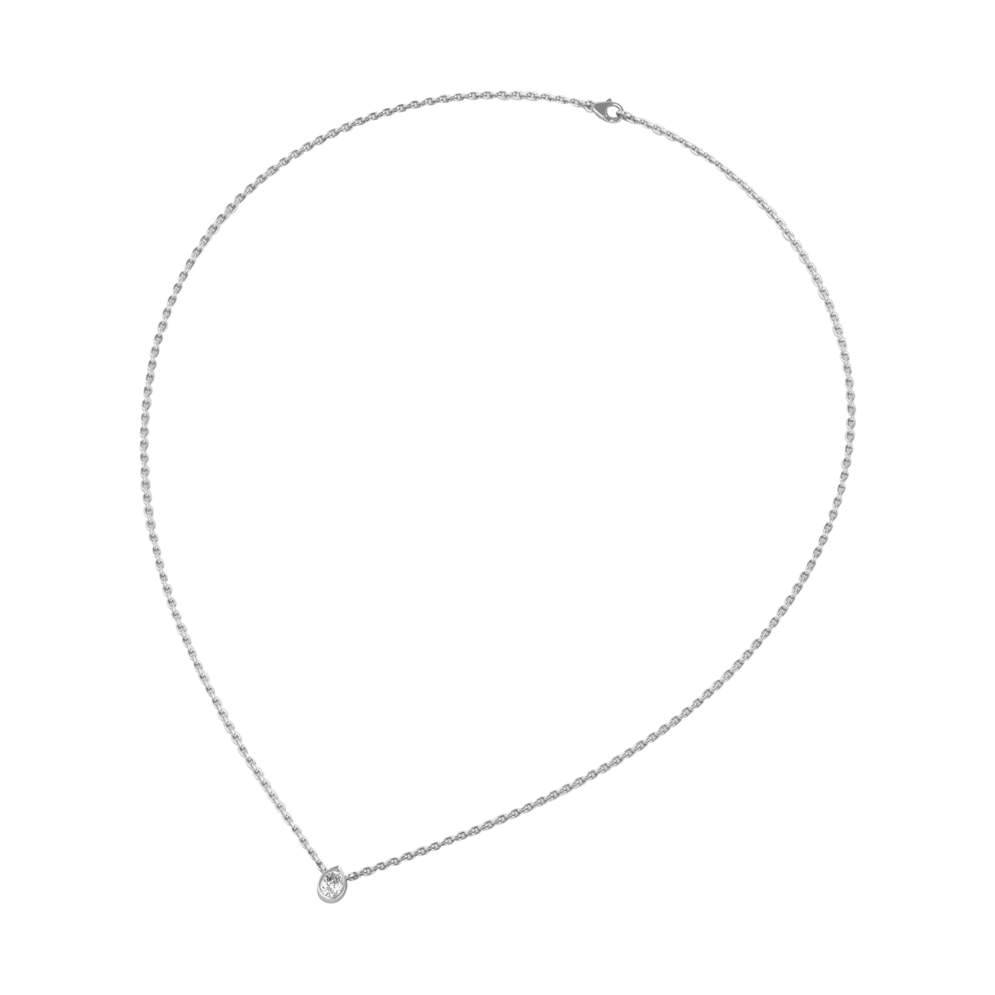 Linda Diamante Ketting Peer - 0.2ct