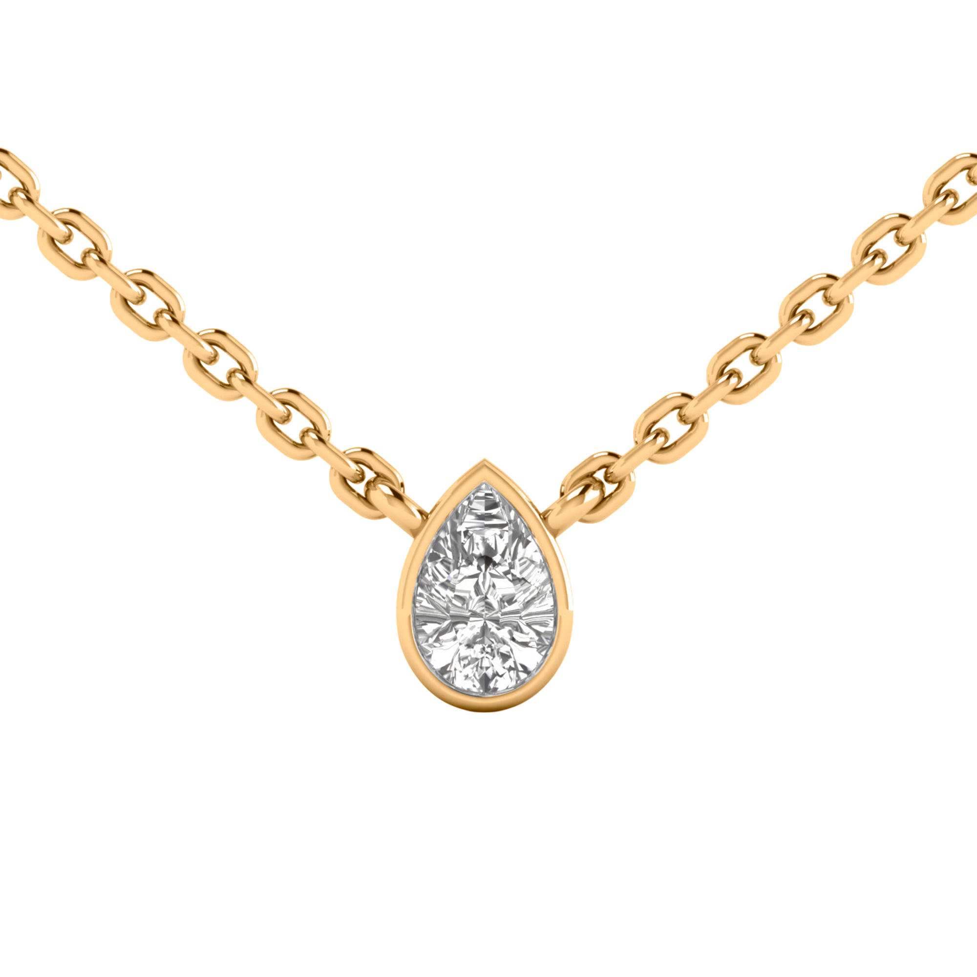 Linda Diamond Necklace Pear - 0.2ct