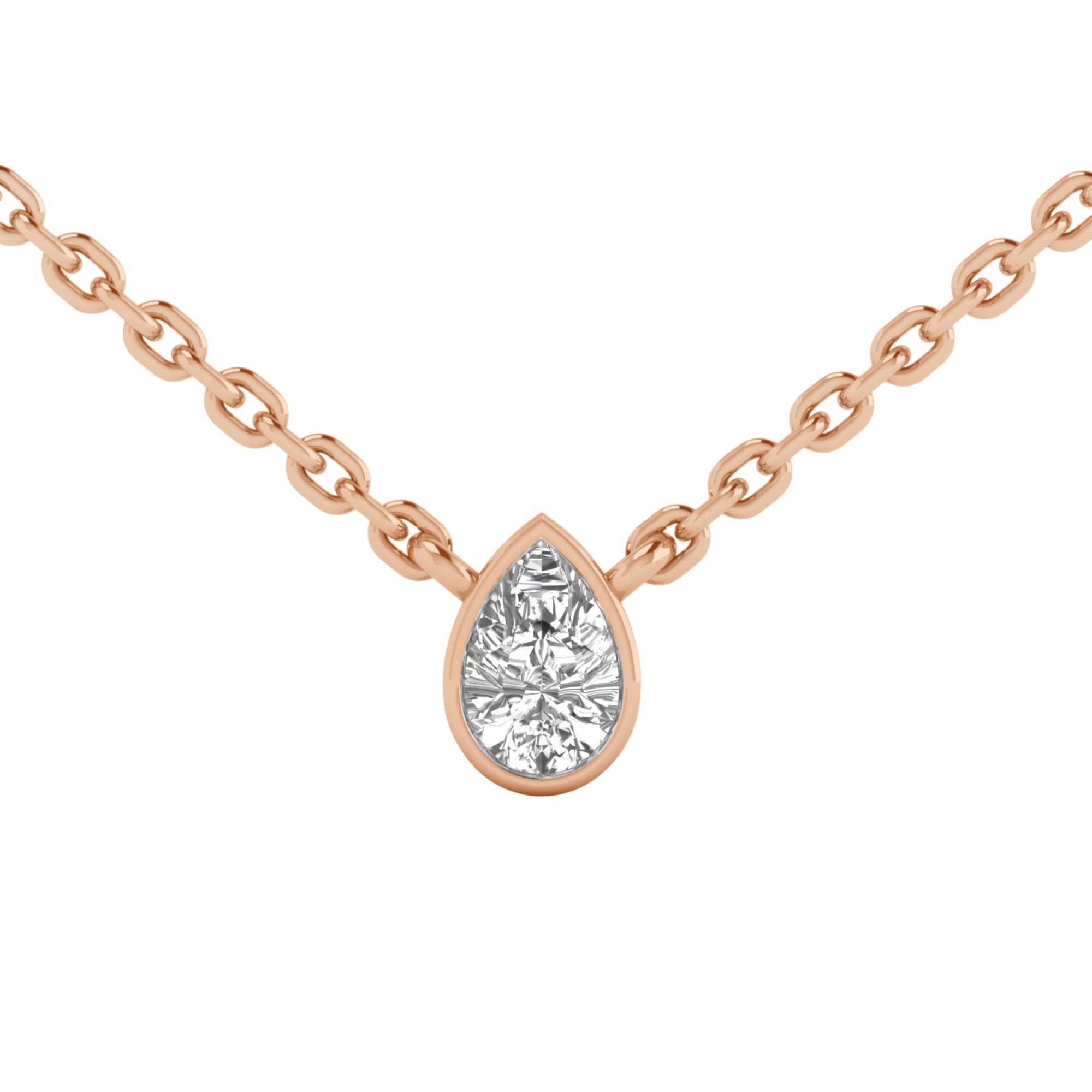 Linda Diamante Ketting Peer - 0.2ct