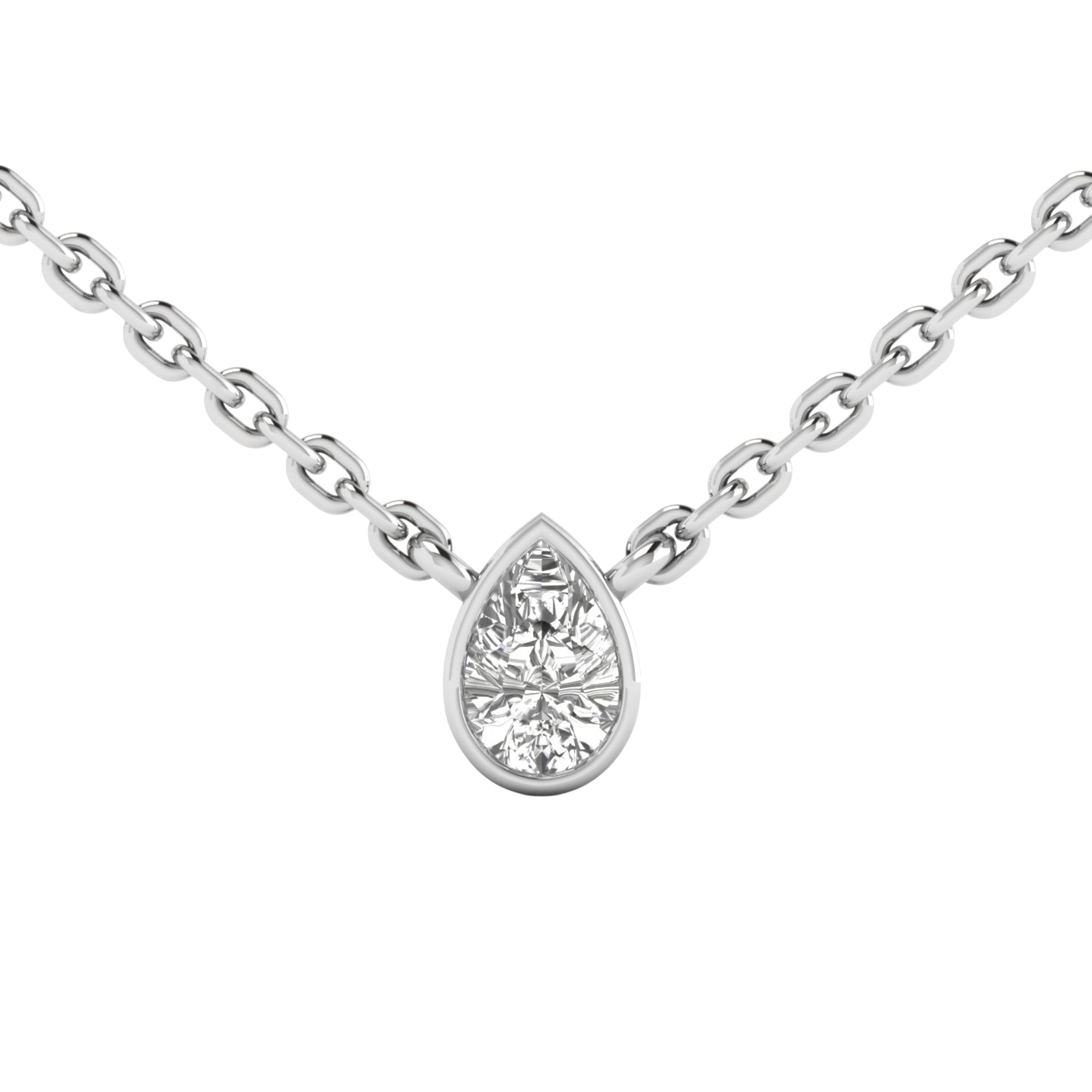 Linda Diamante Ketting Peer - 0.2ct