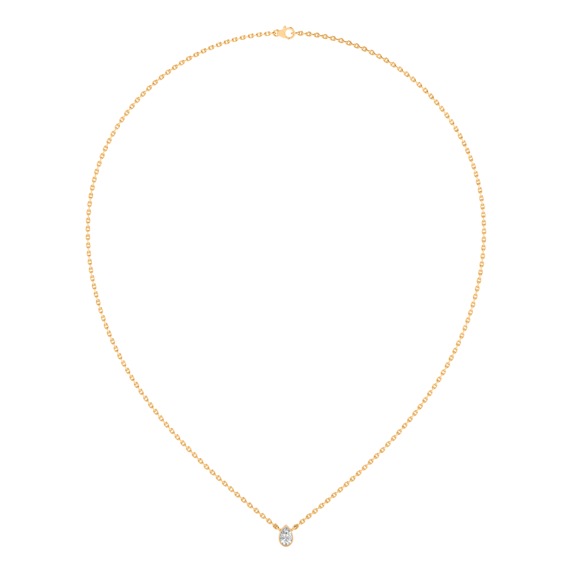 Linda Diamante Ketting Peer - 0.2ct