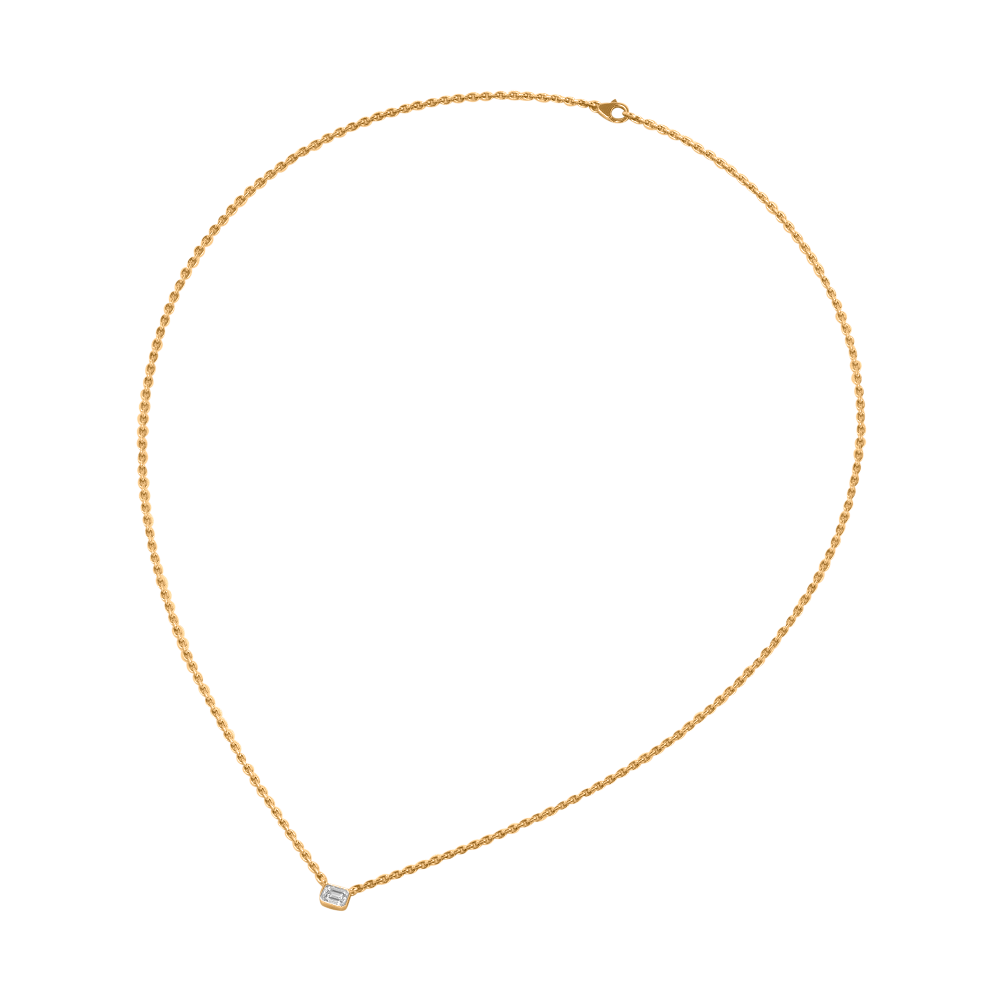 Linda Diamanten Ketting Emerald - 0.2ct