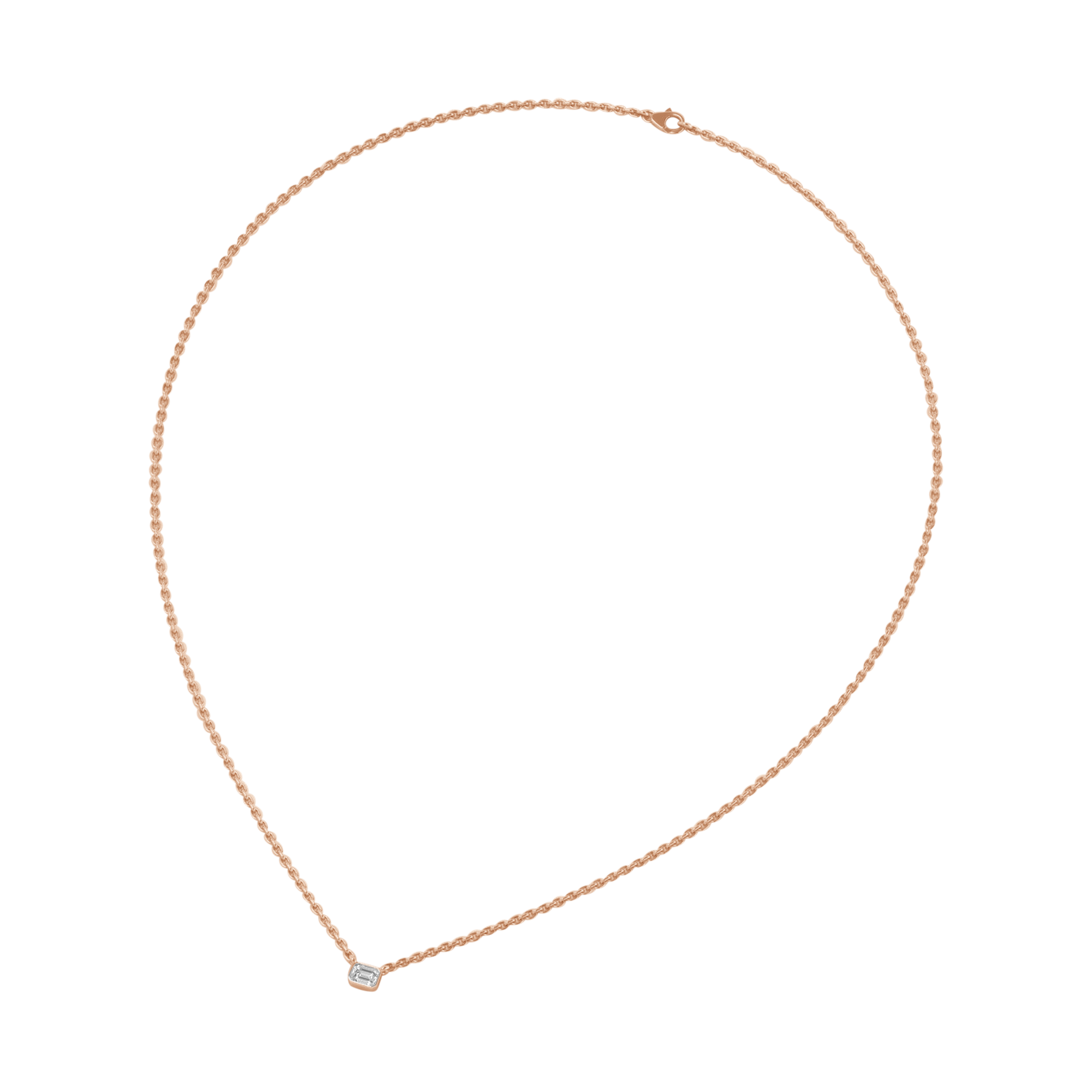 Linda Diamanten Ketting Emerald - 0.2ct