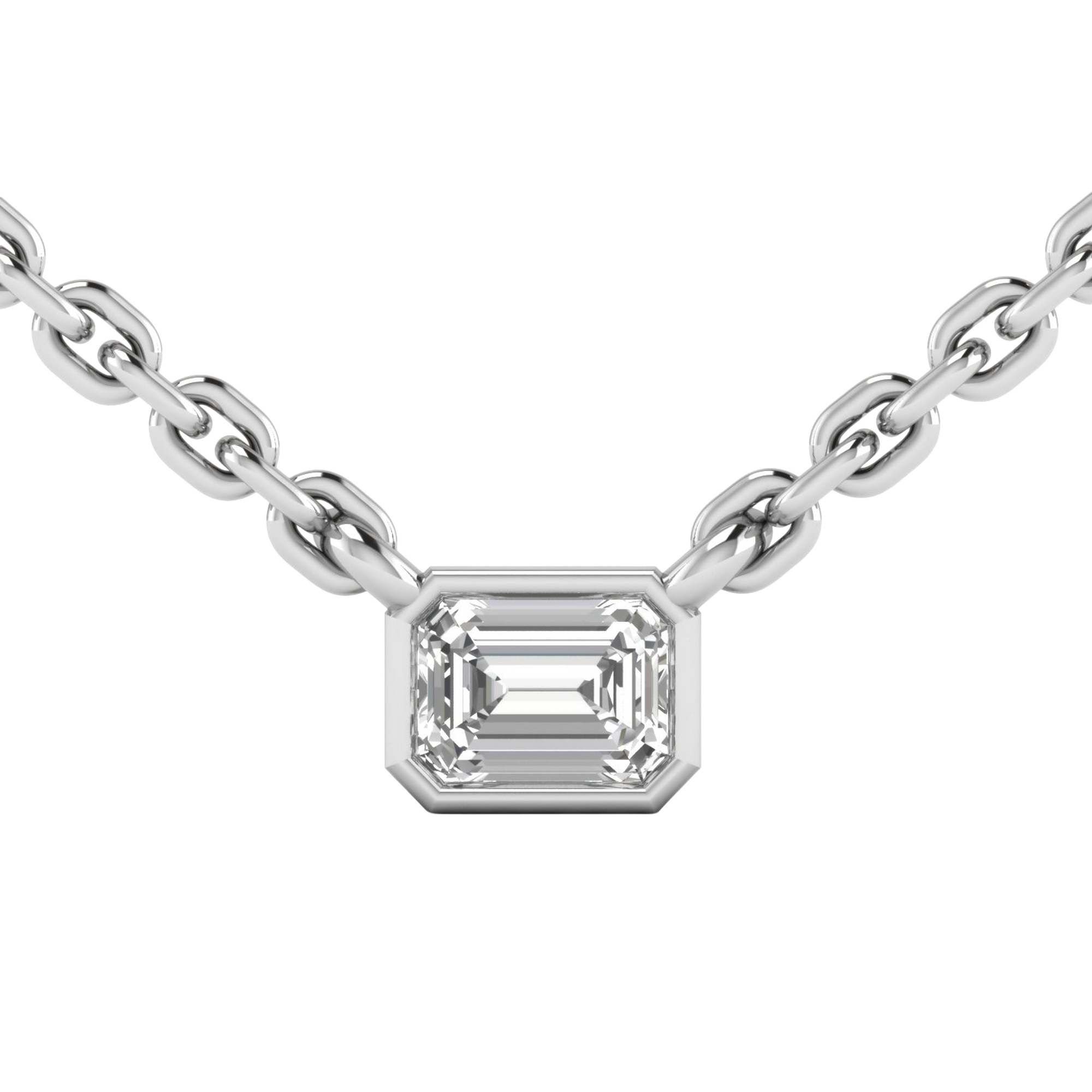 Linda Diamanten Ketting Emerald - 0.2ct