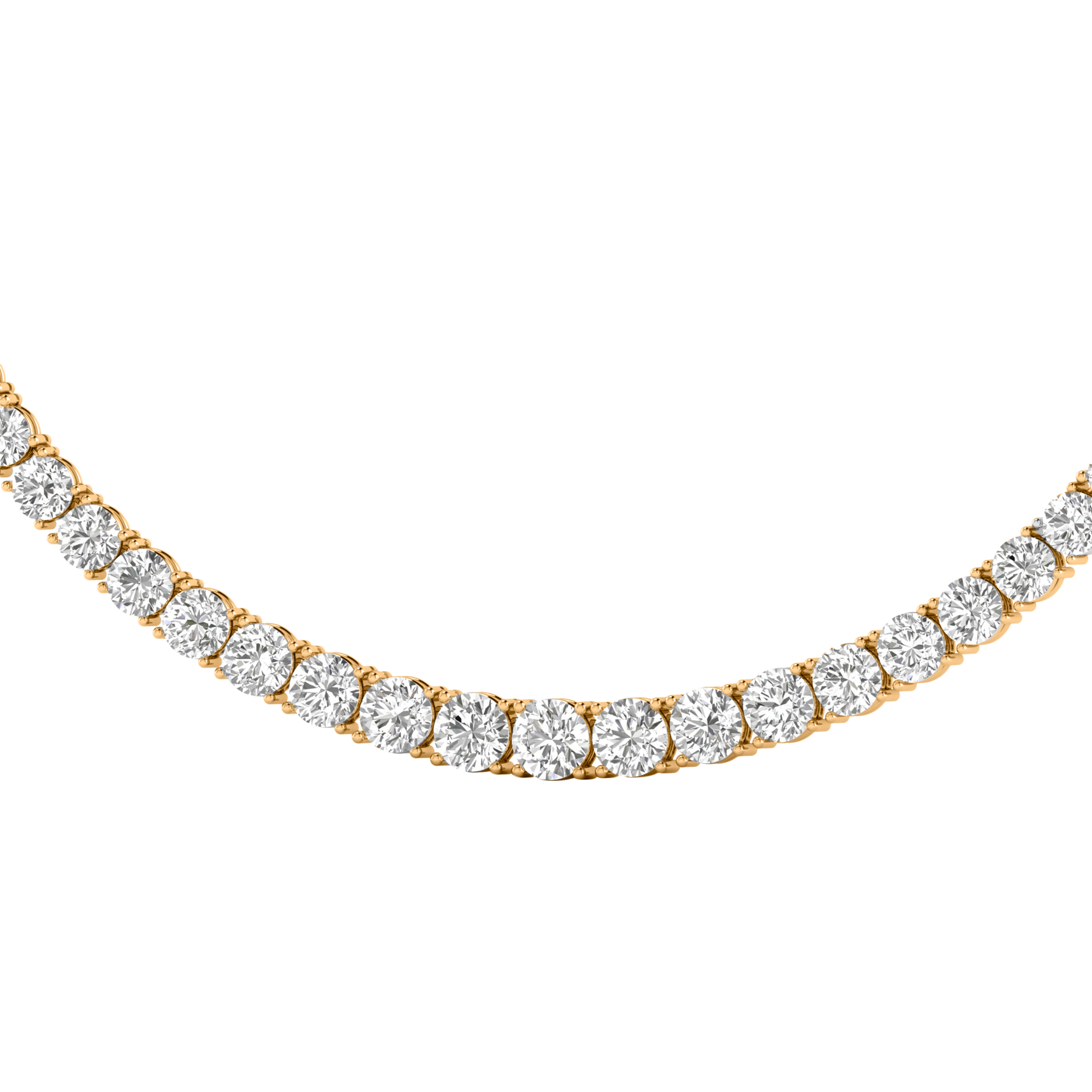 Halskette von 54,79 Karat mit einem Hauptstein in runder Form von 2,02 Karat - 040