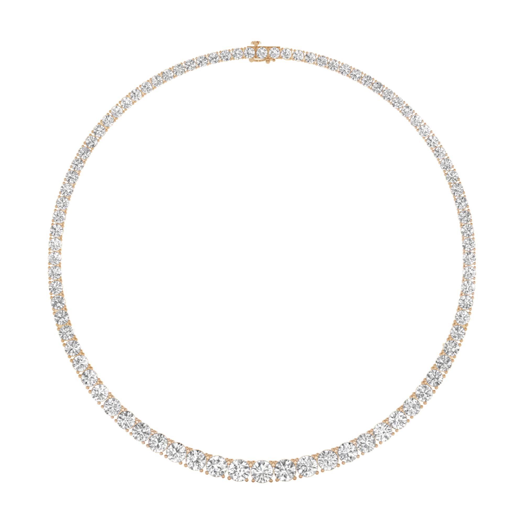 Ange Diamanten Tennisketting Briljant - 54ct