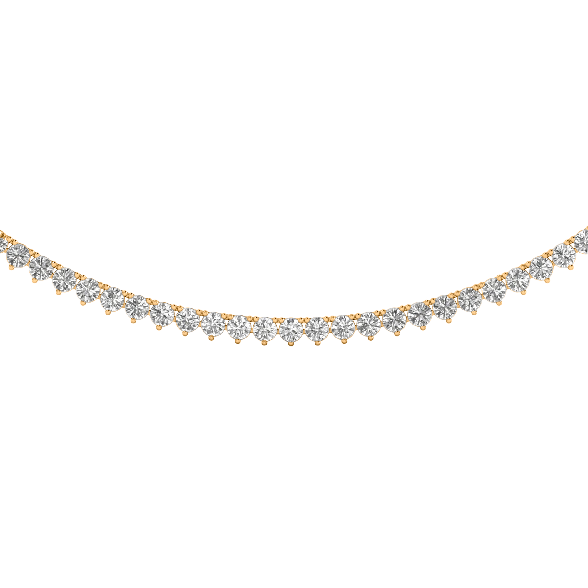 Lunea Diamond Tennis Necklace Brilliant - 15.6ct